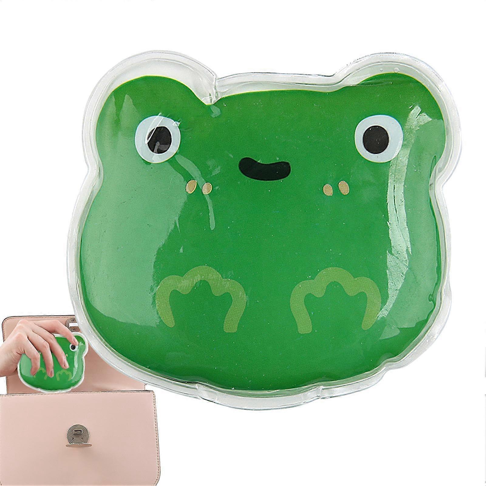 Reusable Hand Warmers Click Heat  Hot Snap Click Packs  Cute Pocket Hand Warmers, Winter SelfHeating Hand Warmer for Camping, Working Frog B