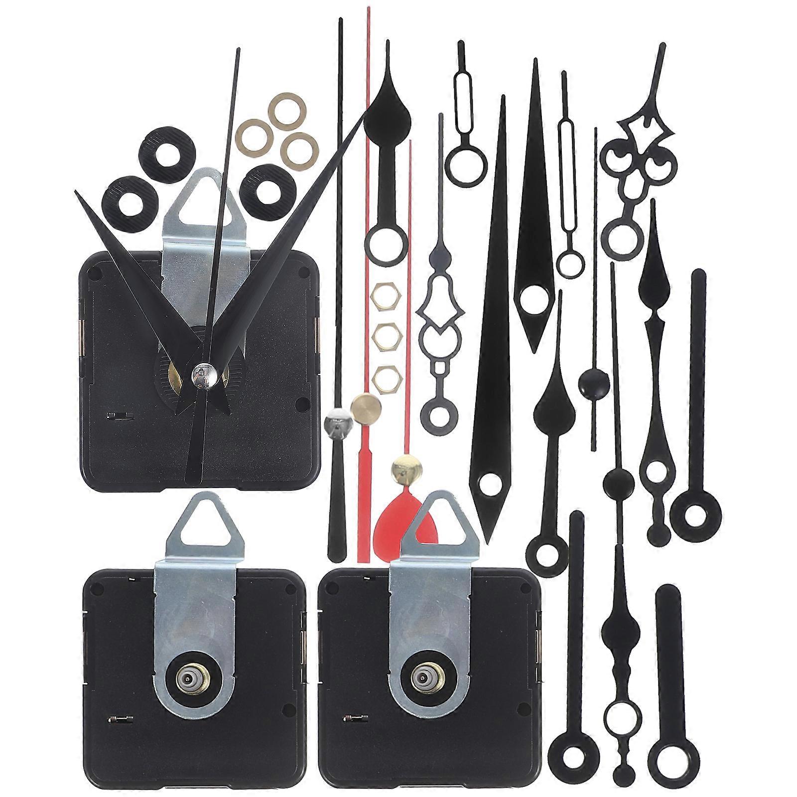 Clock Mechanism Replacement Kit Wall Clock Movement Set Diy Projects Home Decoration Assorted Color 5 50X5 50X1 50cm Quartz Movement 1Set