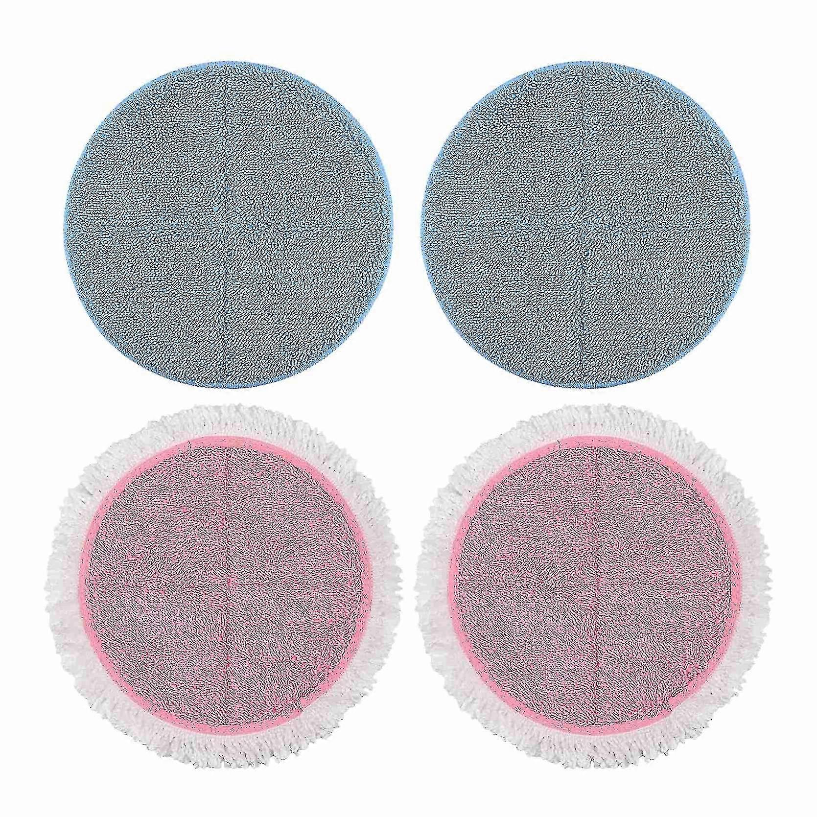 AURA 4 Pcs Replacement Cleaning Pads Spin Electric Mop Pads