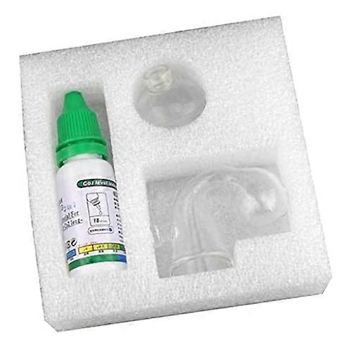 Aquarium CO2 Indicator Solution, Fish Tank Liquid Test, 15 ml Aquarium CO2 Glass Drop Checker LongTerm Monitor Aquarium Test