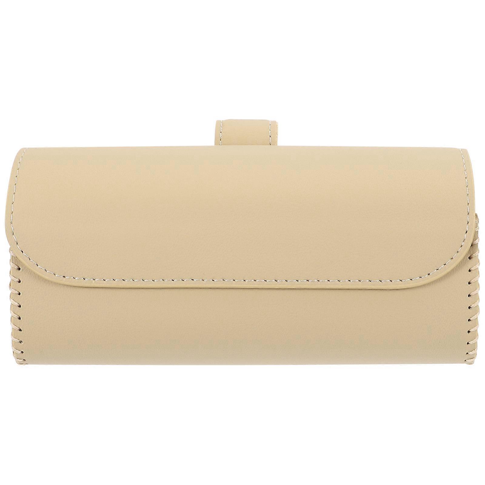 Black Car Sunglasses Case Made of PU for Storage Apply to Most Glasses and Models