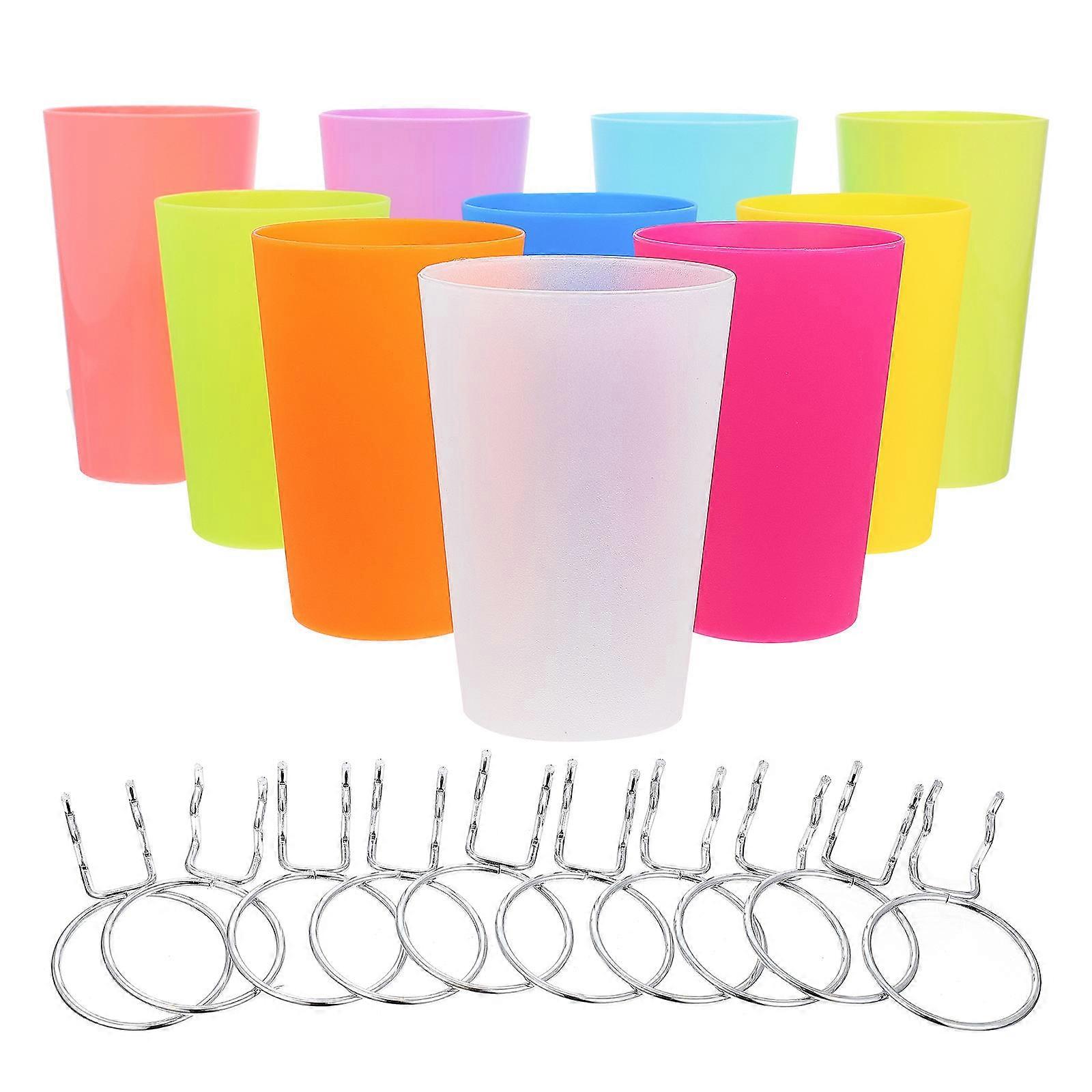 Pegboard Cup Rings Storage Cup Holders Home Organizing Tool Diameter 7cm for Cups 10 Sets