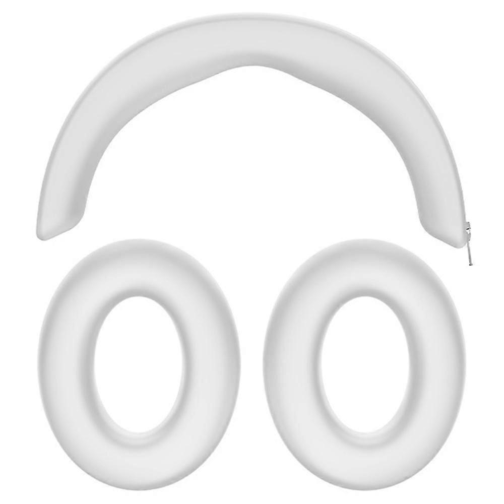 1 par de fundas de silicona para auriculares Sennheiser Momentum 4 Headphone Cushion Cover Headband Sleeve