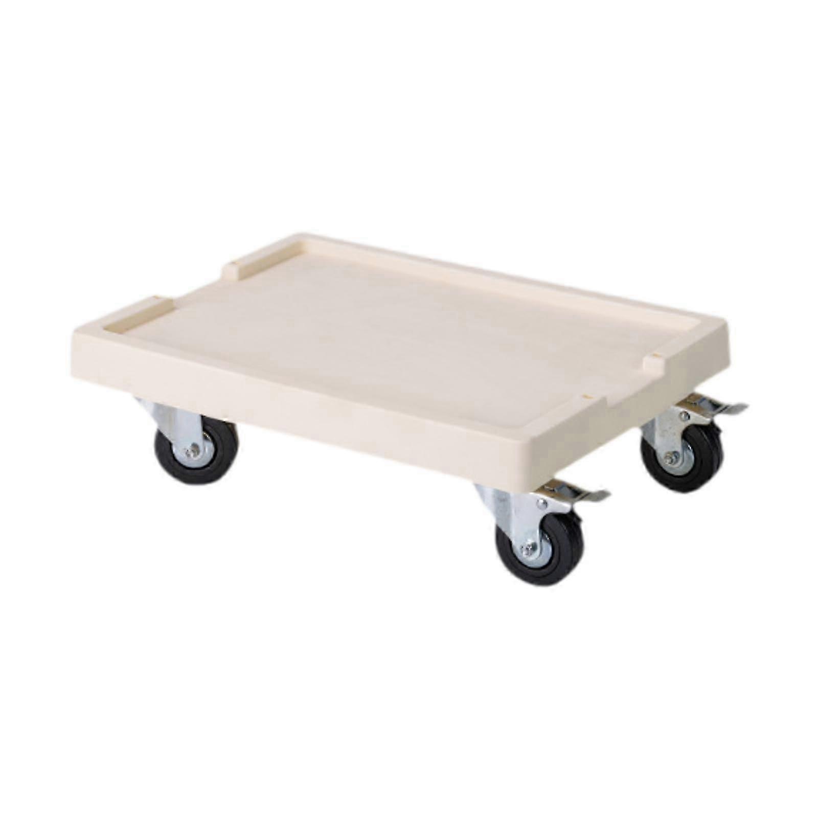 Lavavaunun lisävarusteet Istutusteline pyörällä kotitoimistoon Takapiha valkoinen