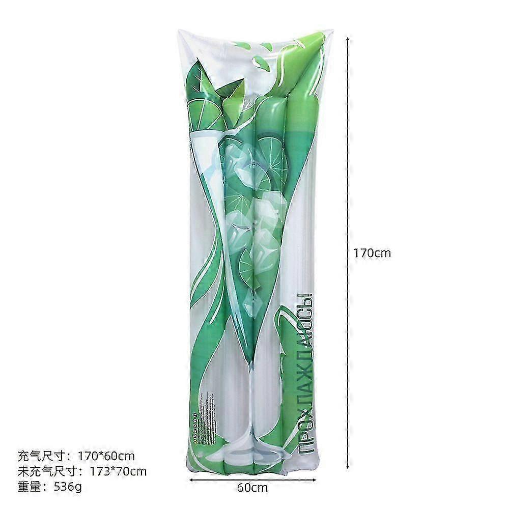 1-Piece Pool Inflatable Colorful Float Outdoor Thickened Water Party Adult Float Single PVC Inflatable Float