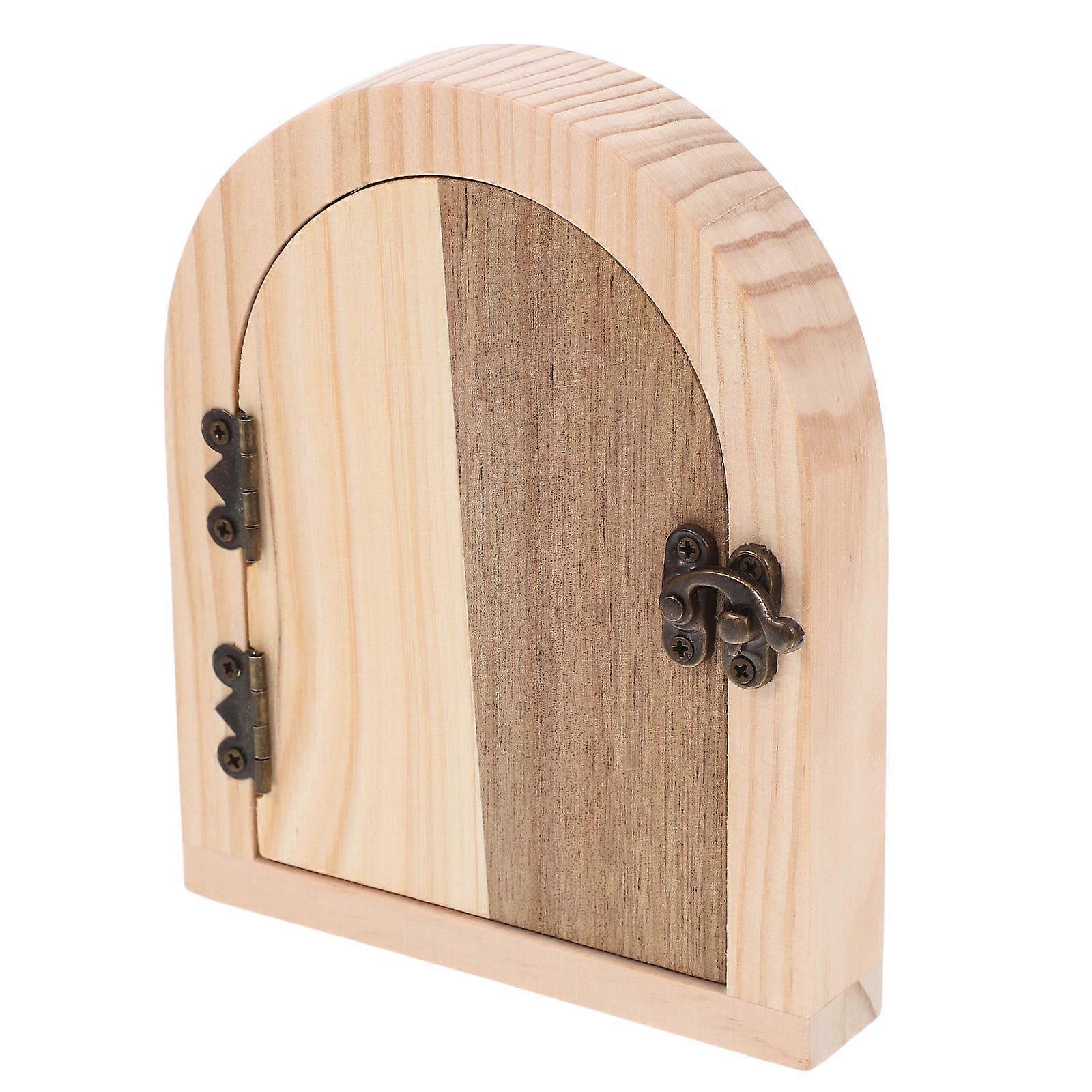 Light Switch Door Decor Rustic Style Wooden Cover For Pet Owners Safety Guard 1Set