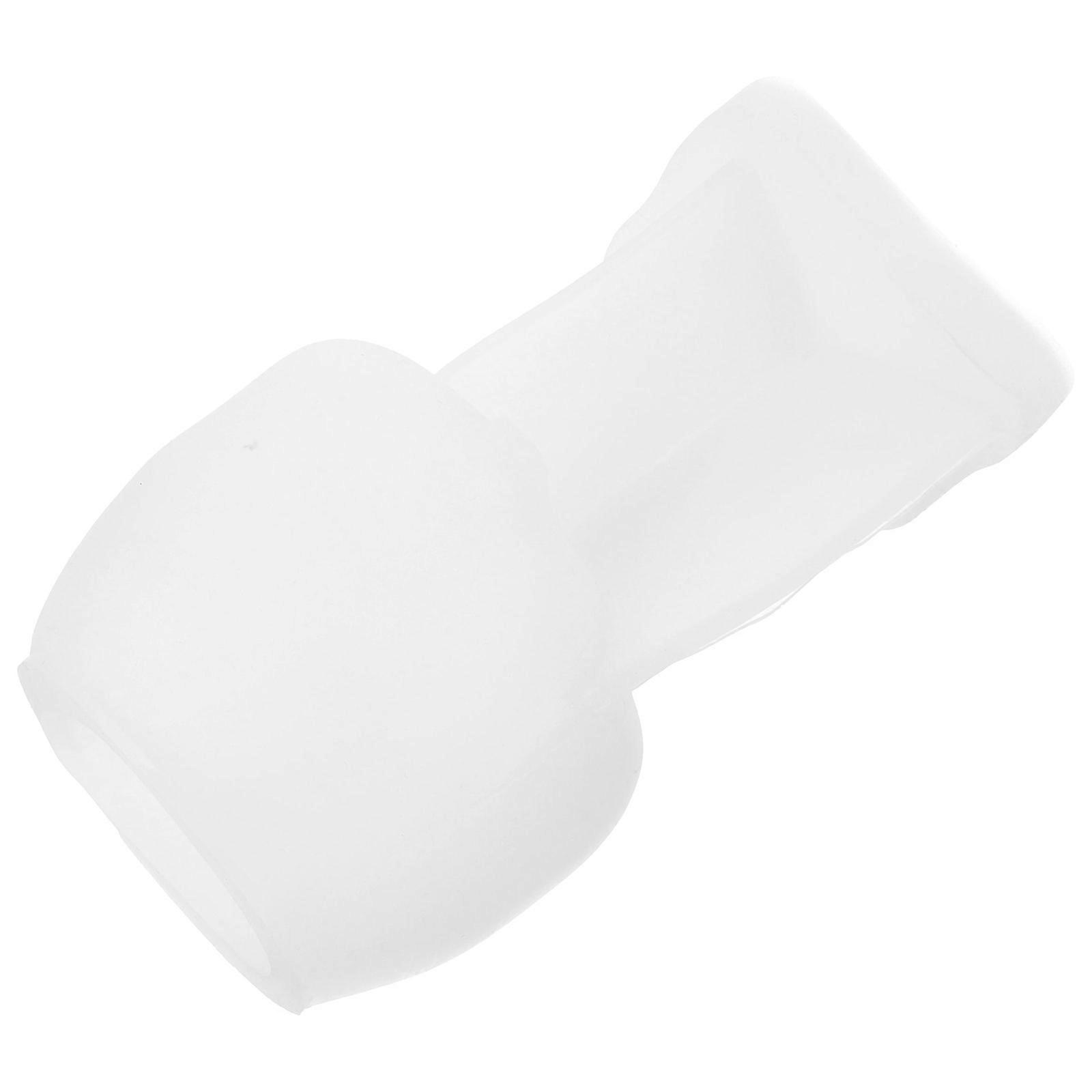 Silicone Hand Shaped Candle Mold for DIY Crafts White Reusable 6.5 x 3.2 x 2.8 Inches
