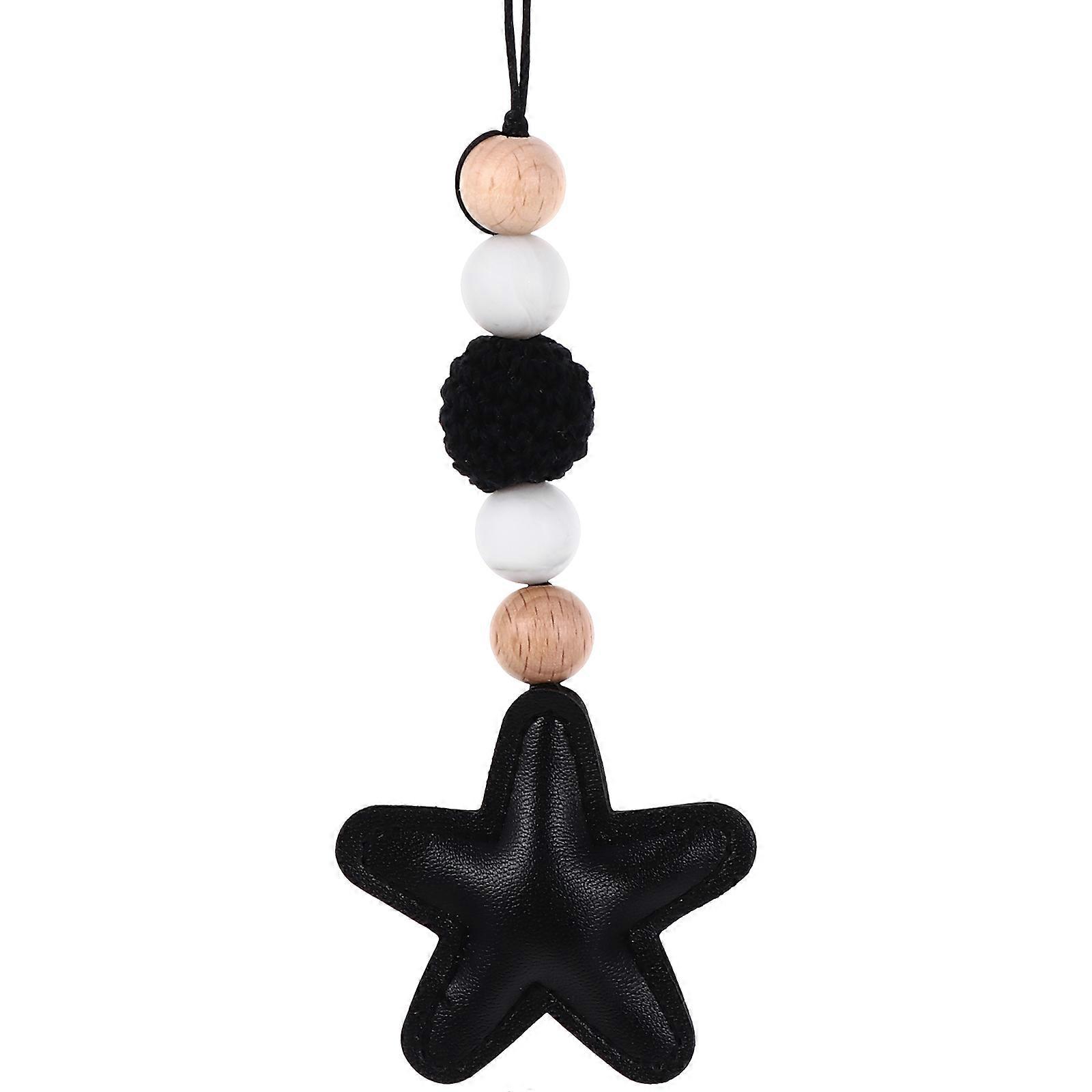 Beaded Keychain Mini Backpack Keyring Women Cute Pendant Keychain 1Pack