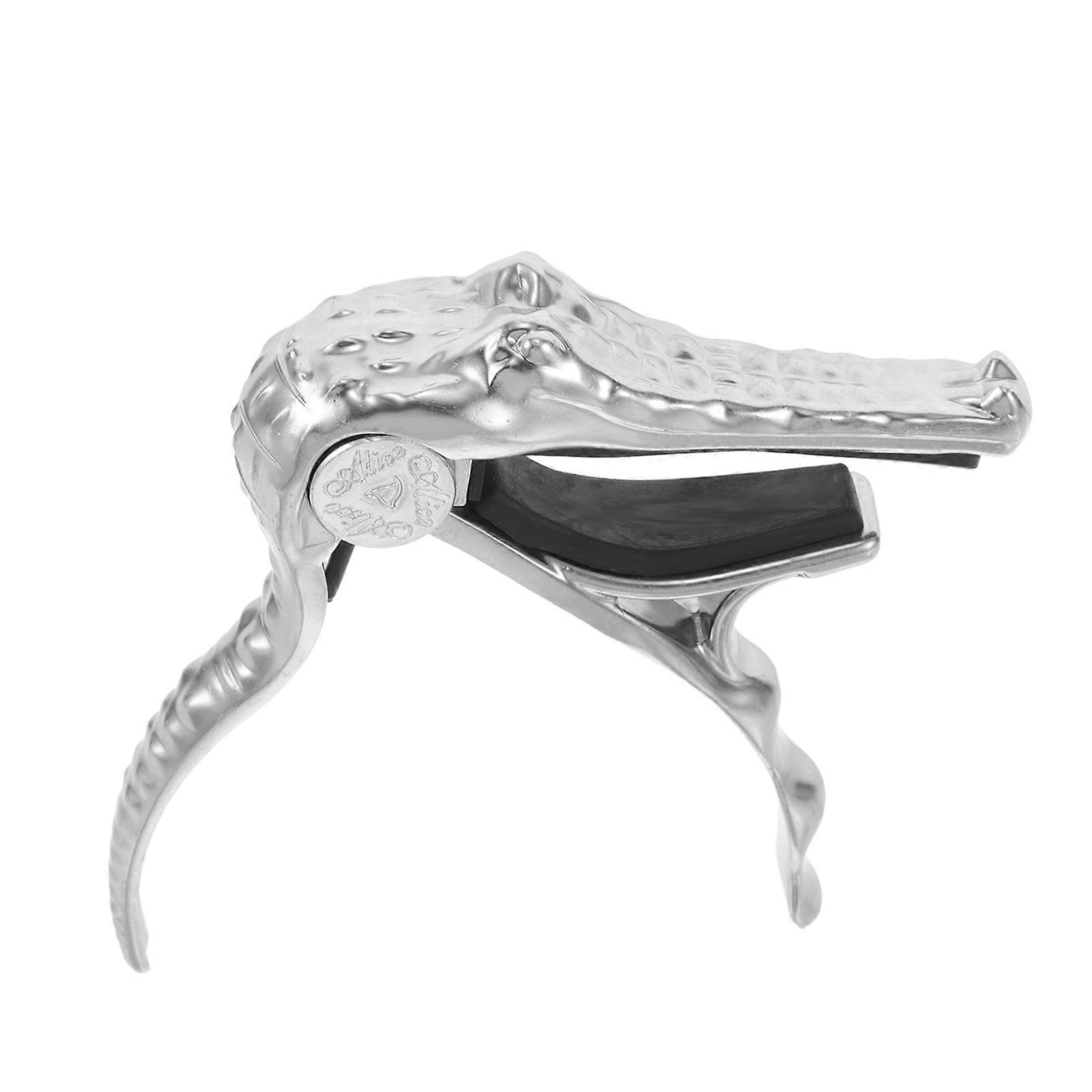 Guitarists Capo Metal Material Pitch Adjustment for Music Creation Silver Color 1Set