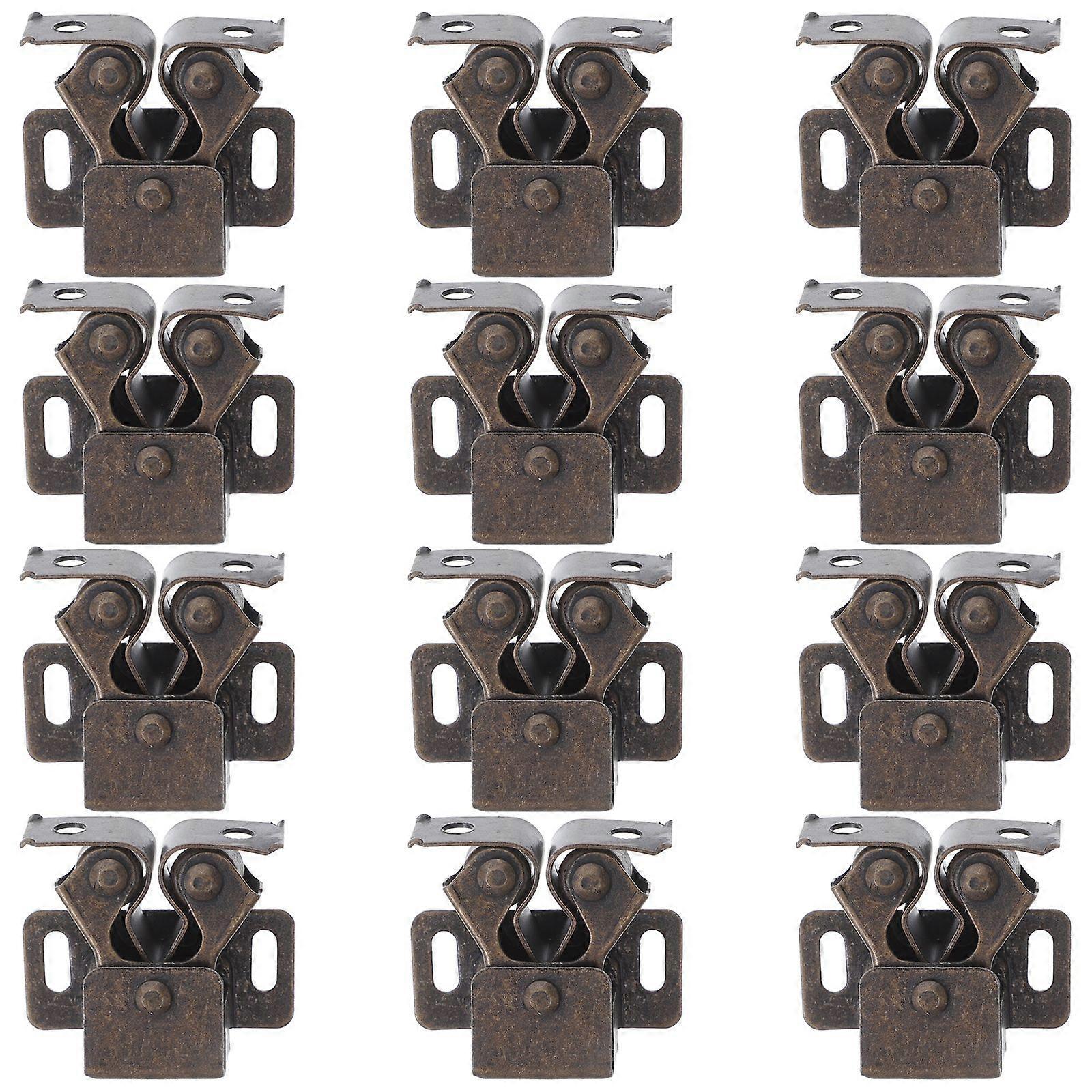 12 Sets Of Cupboard Ball Catch Door Roller Ball Catch Double Ball Catch Cabinet Latch Double Roller Catch Home Ball Latch Door Latch Hardware