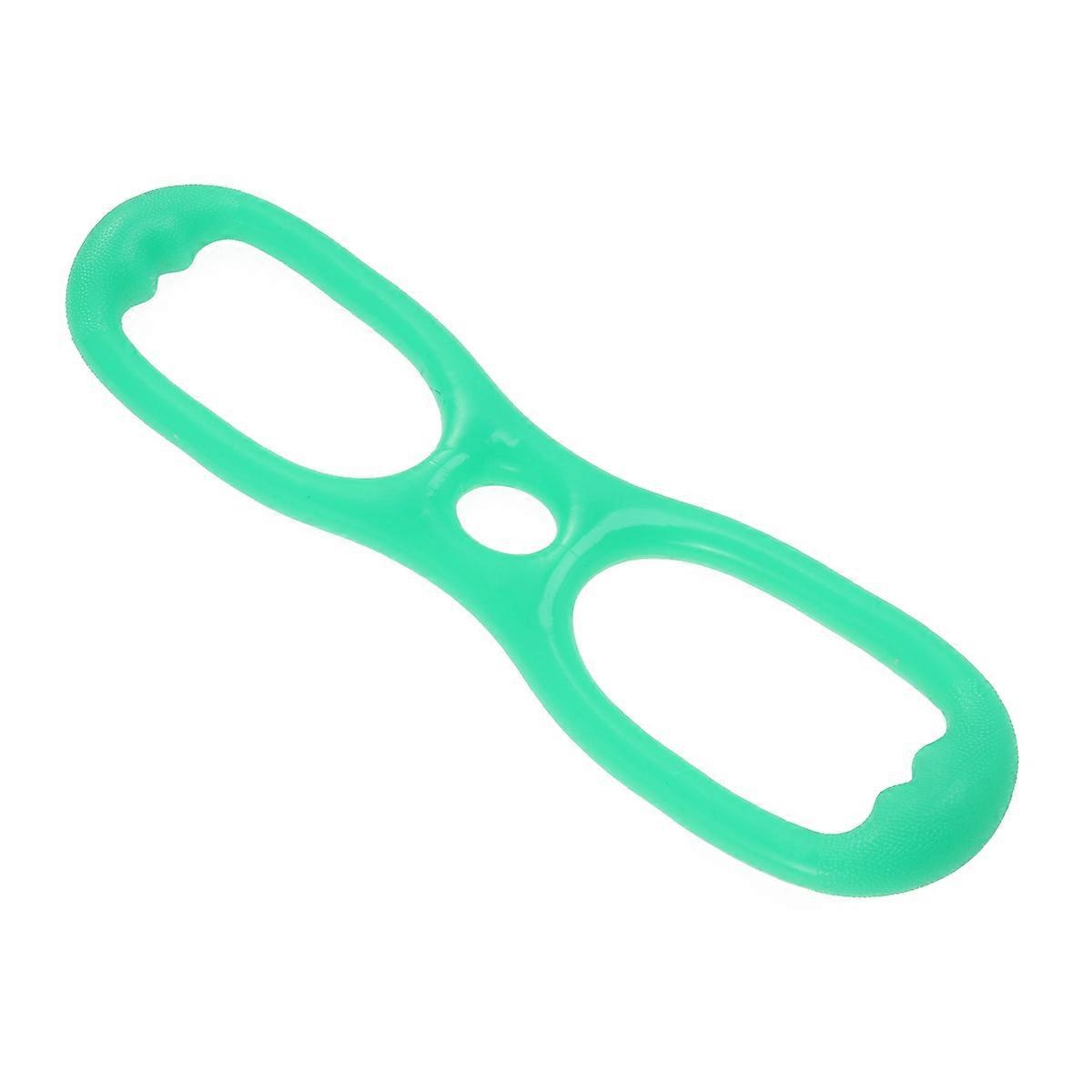 8 Word Chest Developer Muscle Resistance Bands Silicone Fitness Yoga Workout Pulling Exerciser Pull Rope Body Building Tool(Green)