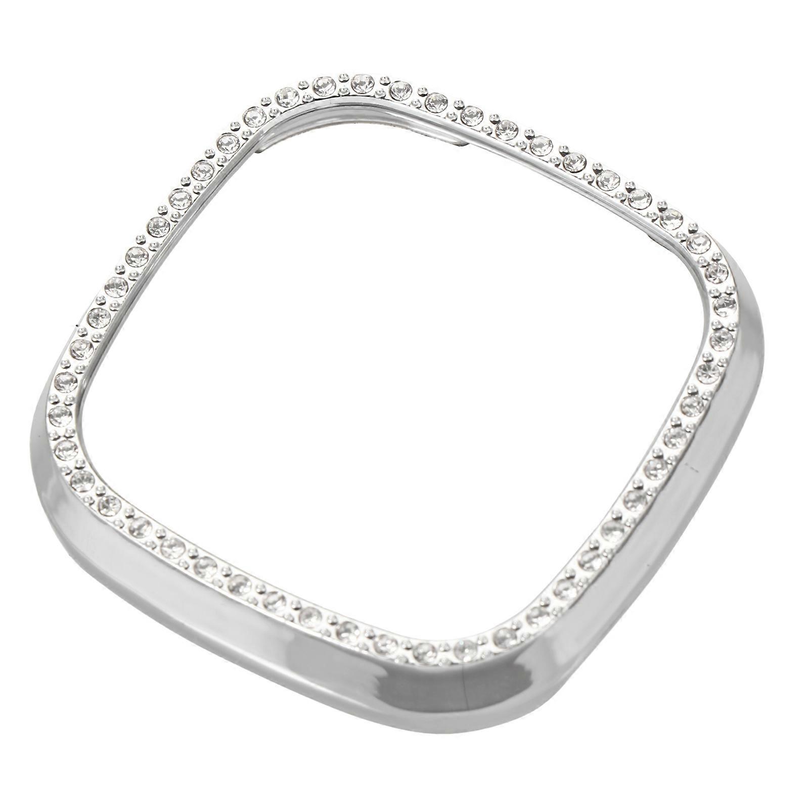 ケースカバープロテクターフルカバーデザインウォッチスクリーンプロテクションシルバー1セット