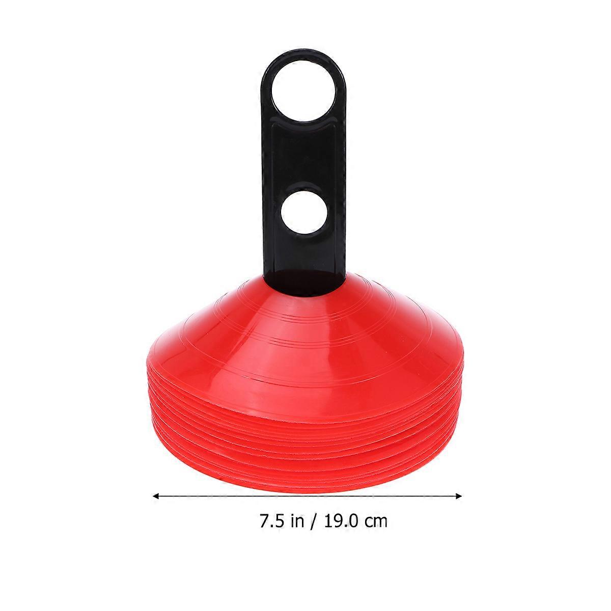 Soccer Training Disc Cone 26Pcs Red Durable Ldpe for Training Use