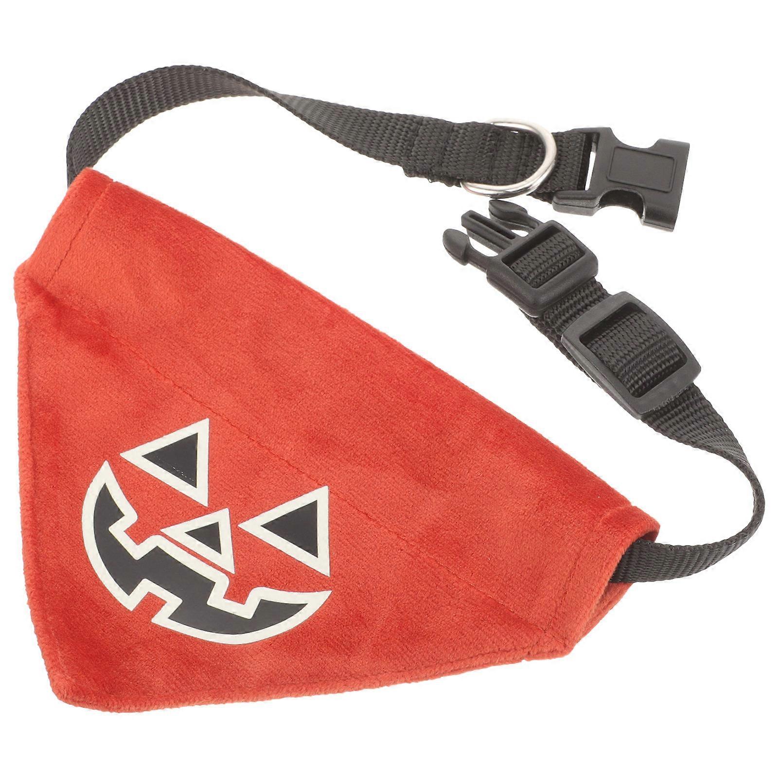 Luminous Dog And Cat Bandana For Halloween Celebrations Suitable For Similar Occasions With An Adjustable Size Of 40x11cm 1Set