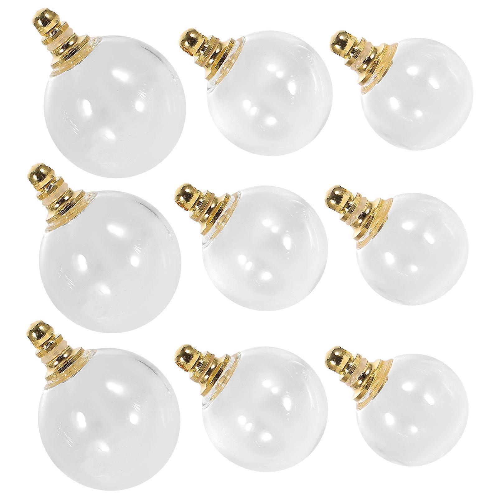 Crystal Glass Ball Ornaments Great For Creating Unique Jewelry 1.8X1.8X1.8Cm Perfect For Crafting Supplies 24Pcs