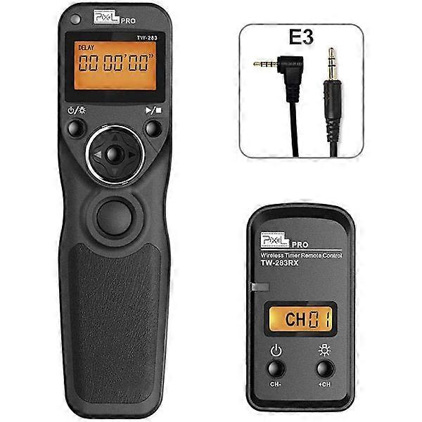TW-283 E3 Wireless Remote Shutter Release 2.4G Timer Remote Control Compatible for Canon eos R6