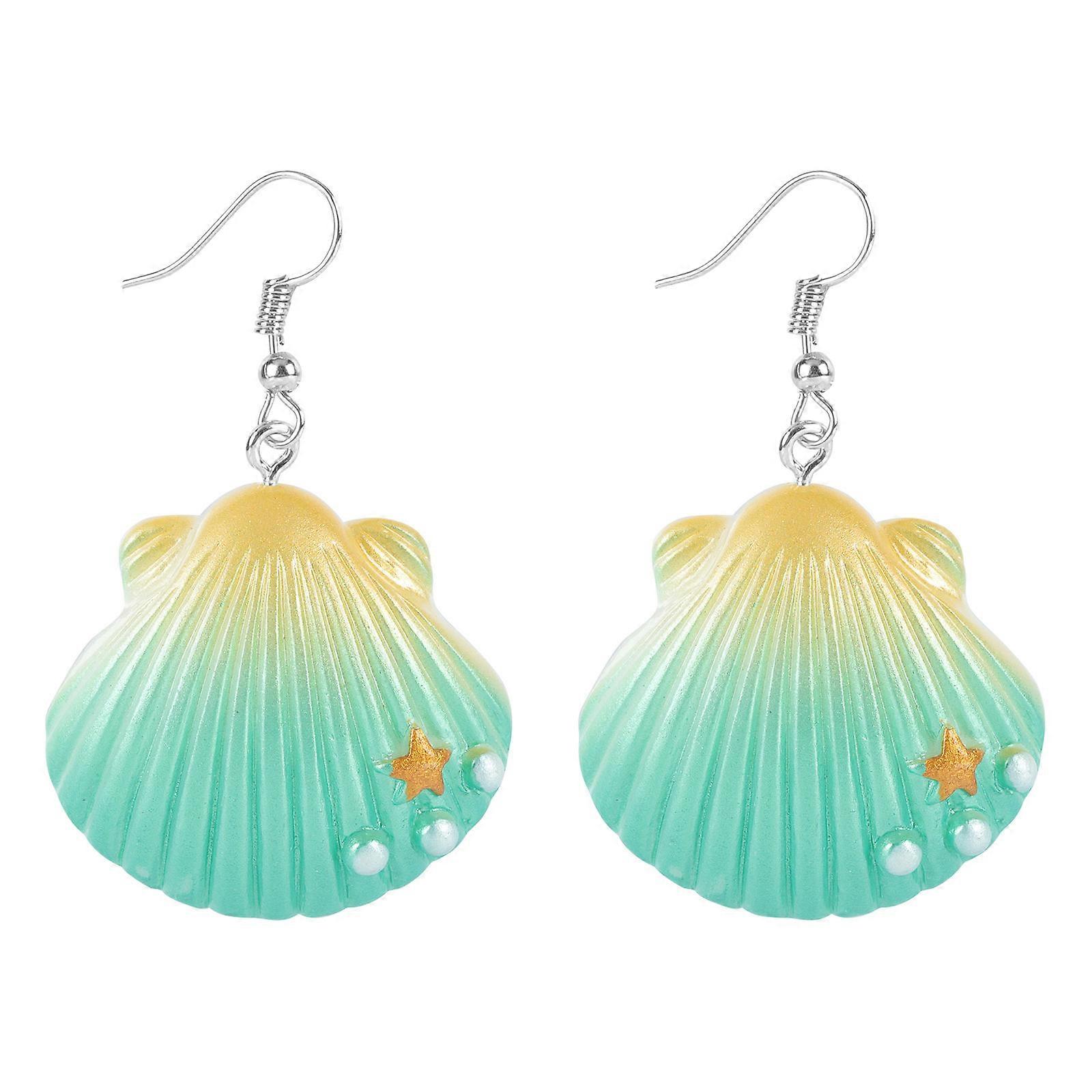 Teen Dangle Earrings with Shell Motifs, Handmade for Sophisticated Style