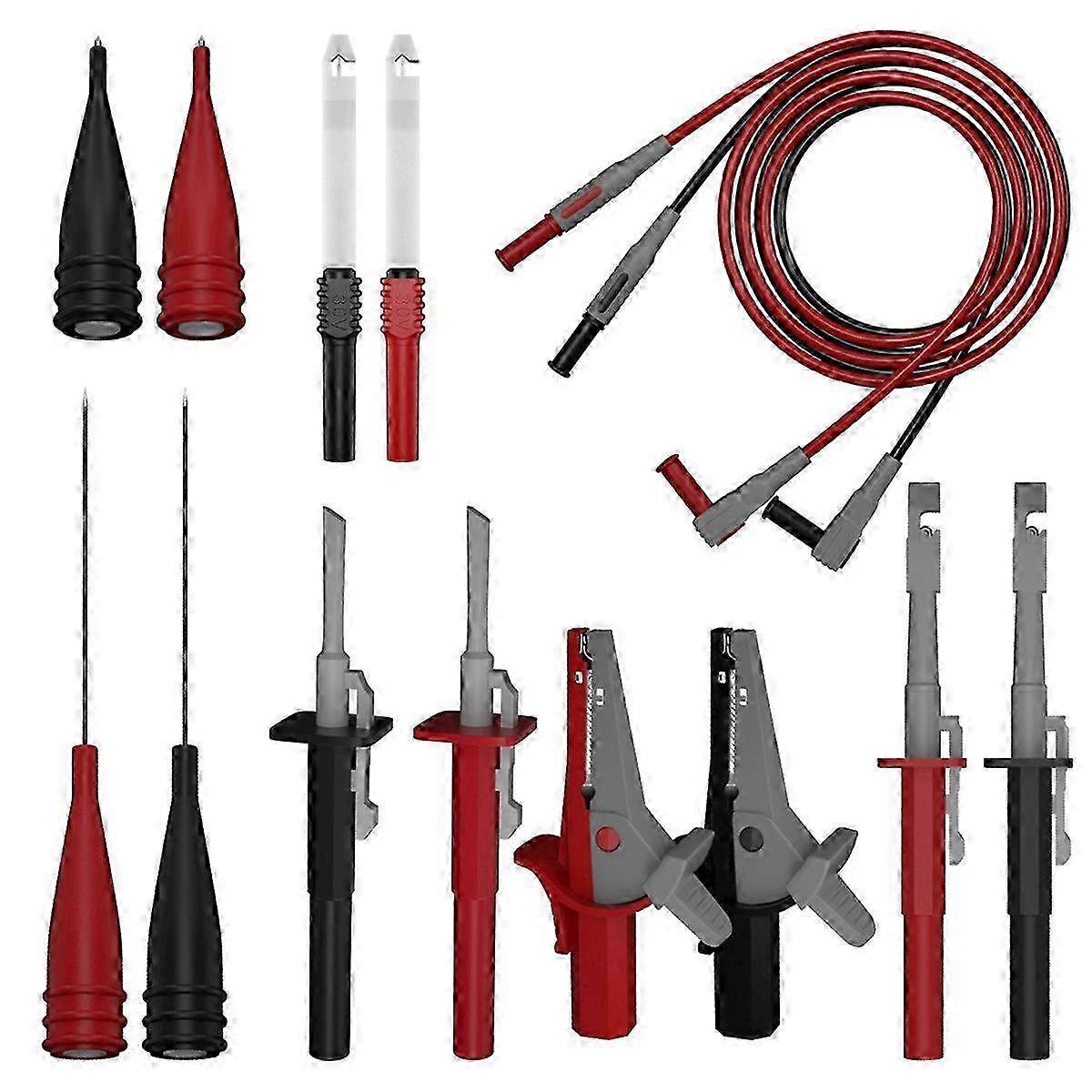Digital Multimeter Test Leads Kit - JT0090 Electrical Probes Set for Accurate Measurement & Testing of Voltage, Current & Resistance