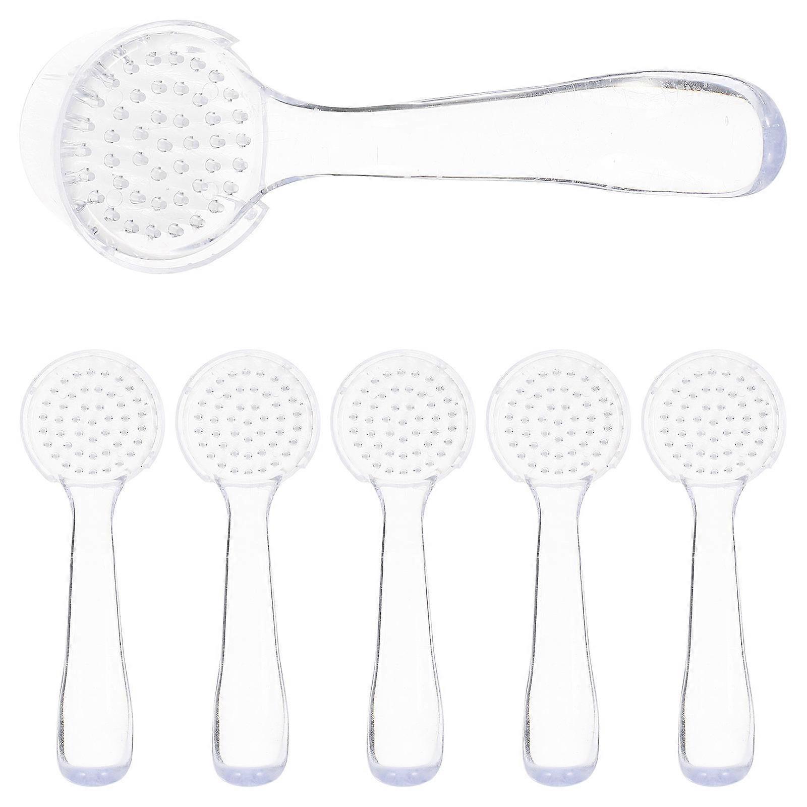 6pcs Practical Manicure Dust Removing Tools for Simple Nail Cleaning
