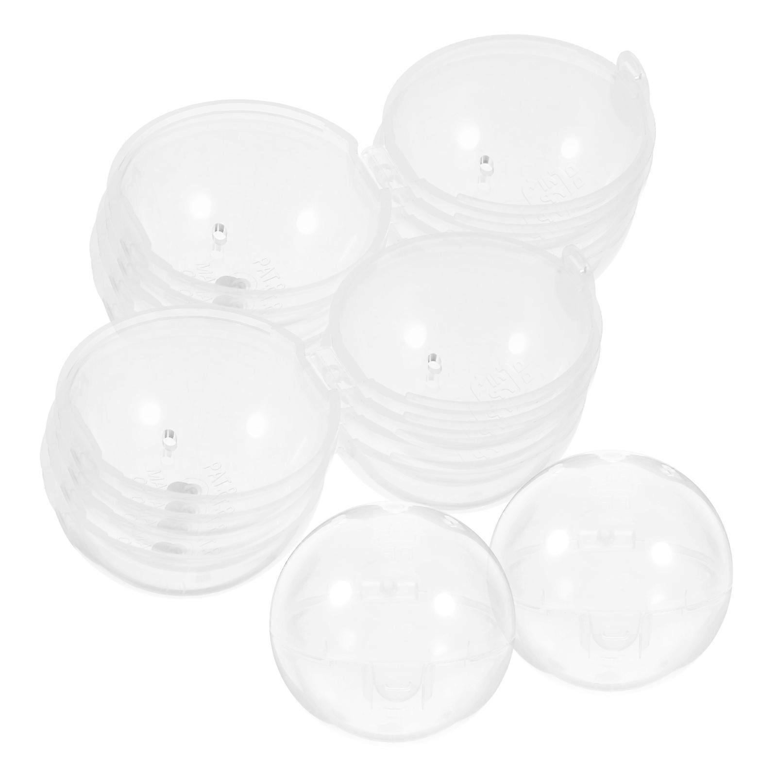 20pcs Mini Vending Empty For Party Favors Transparent Balls For Birthday Events With Notes Treats