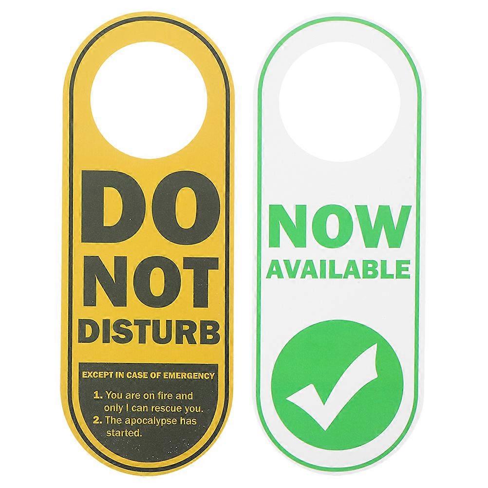 Busy Time Indicator, PVC Sign for Doors, Maintains Privacy