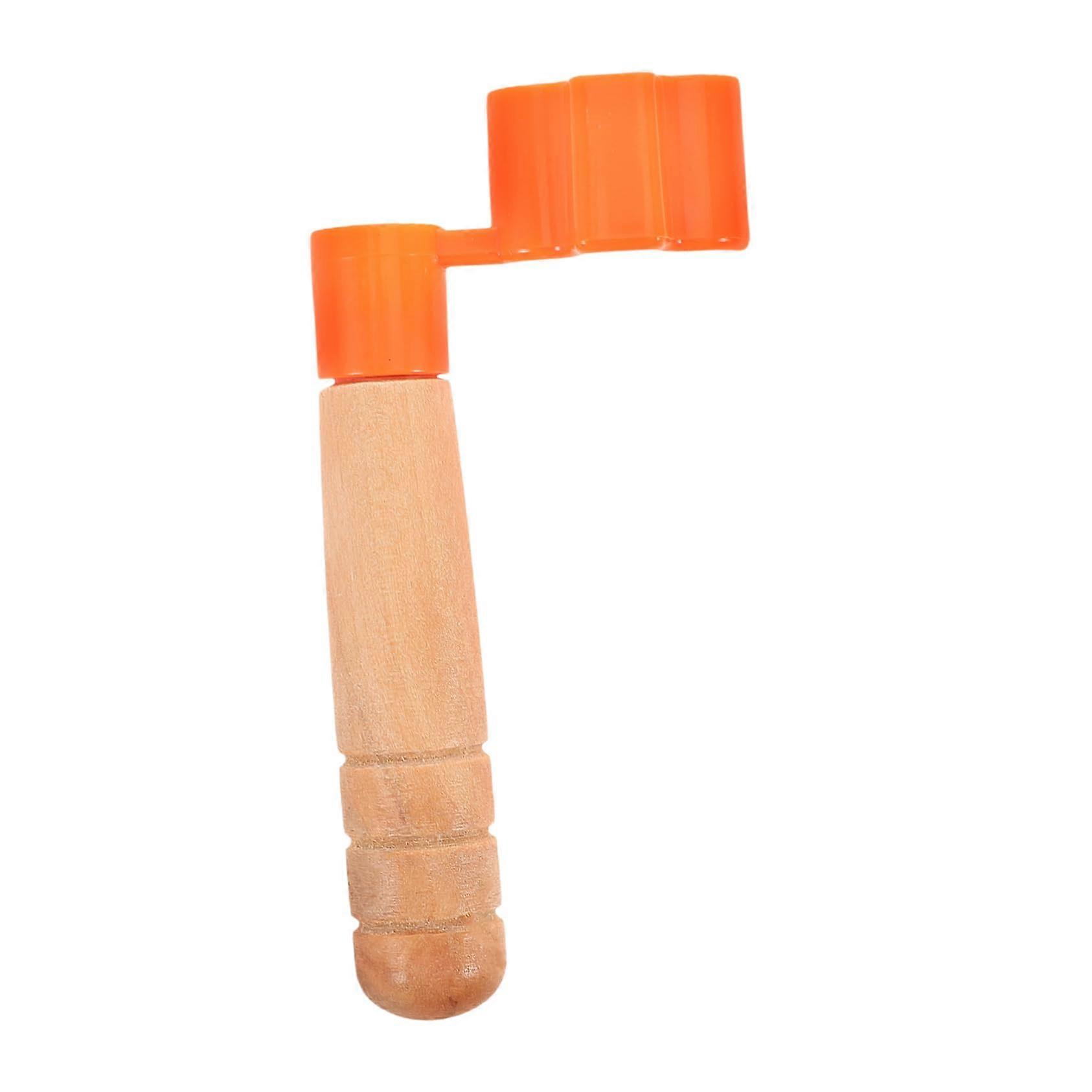 String Changer for Acoustic Guitar - Orange Swivel Winch Maintenance Tool With Winding Pins Winder Plug, Bridge
