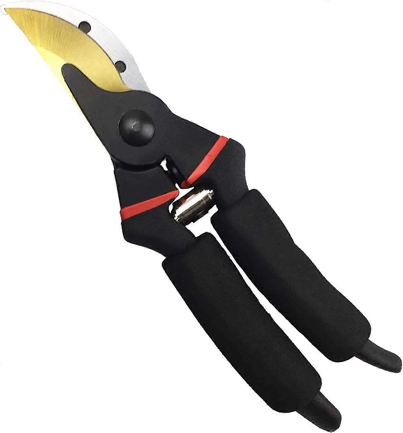 Premium Titanium Pruning Shears - Professional Bypass Clippers