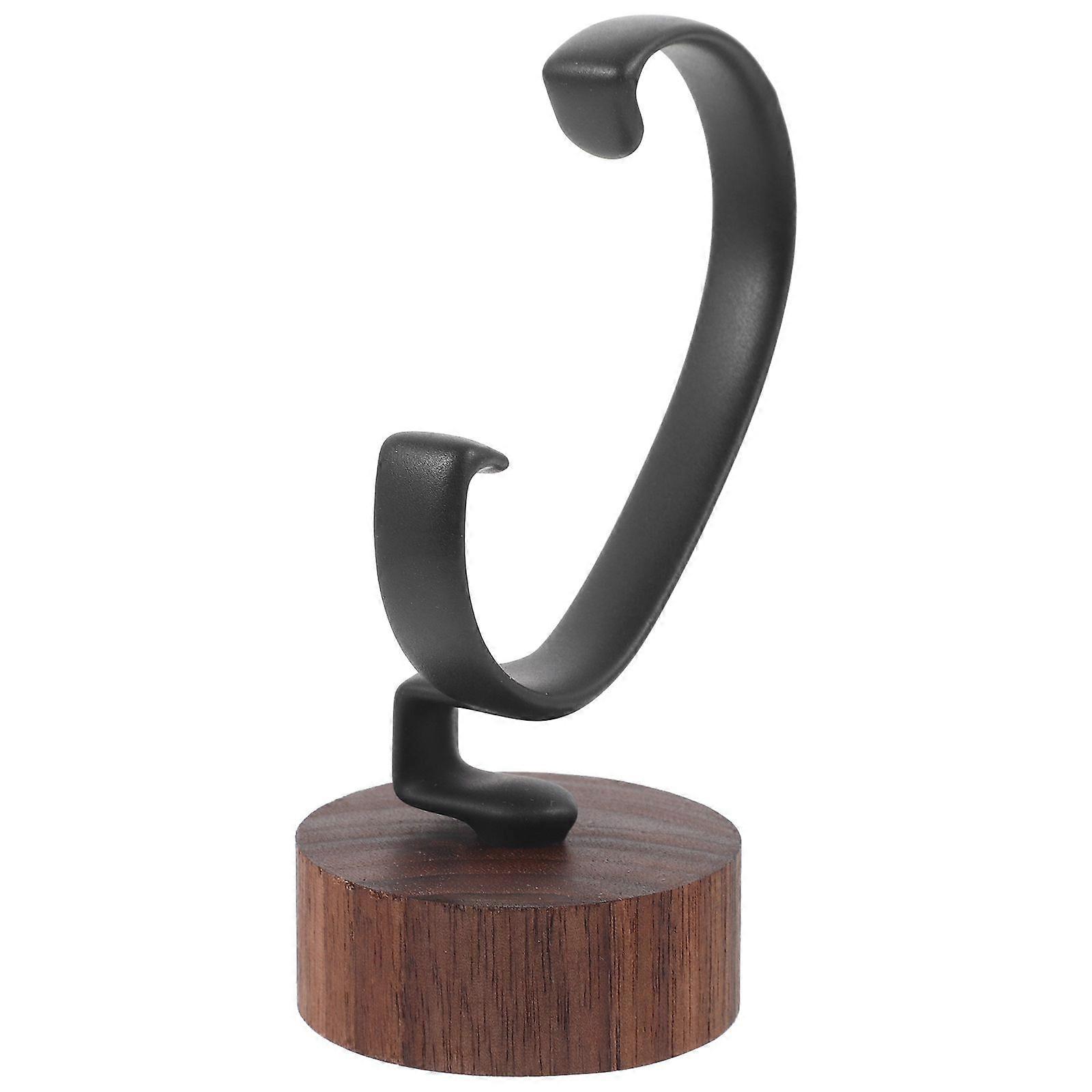 Watch Display Stand Holder Lav Type Watch Storage Stand Wood Base Display Holder
