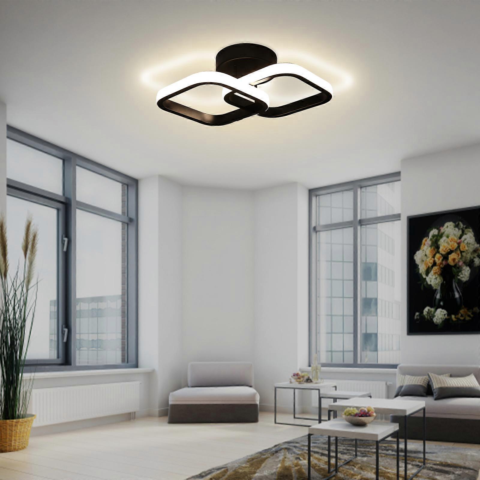 Neoglint LED Ceiling Light Hallway Lights Square Design Ceiling Lamps 3-Color Light for Bedroom Living Room Corridor Balcony Stair Aisle