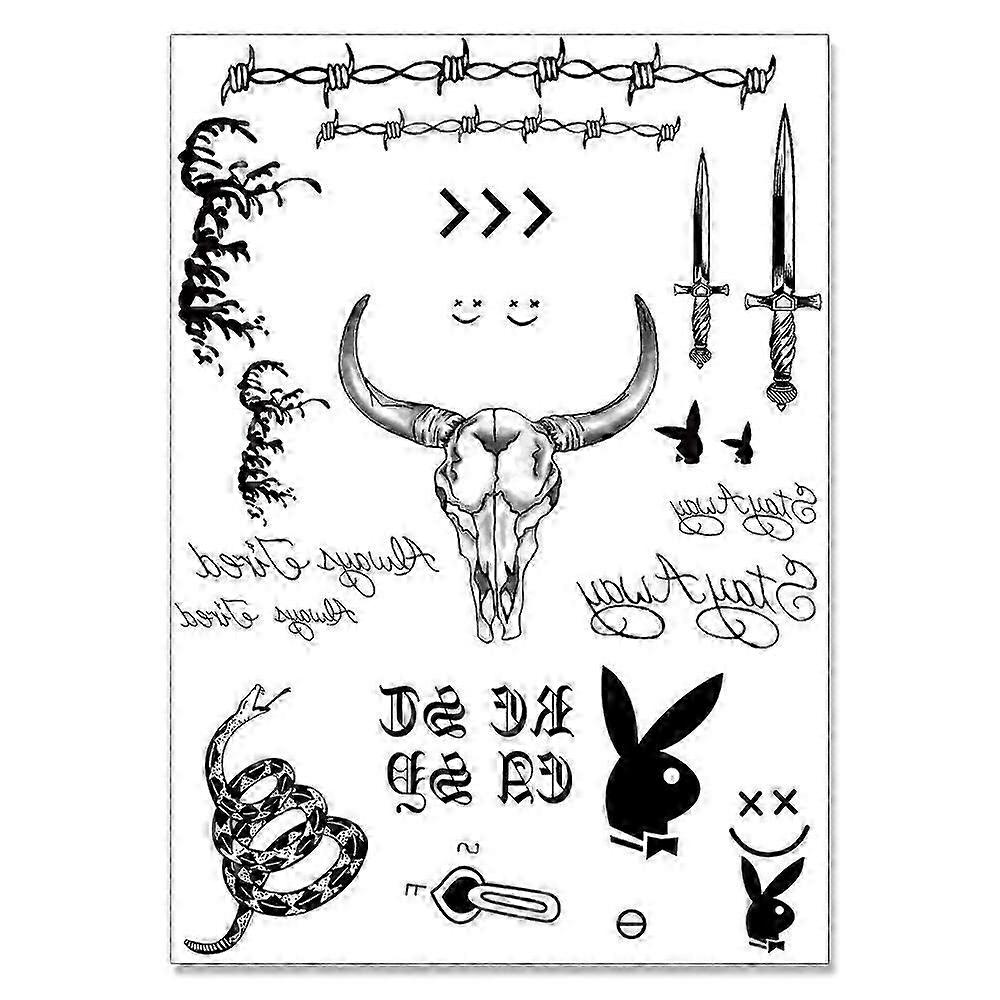 Temporary Facial Tattoos Inspired by Post Malone