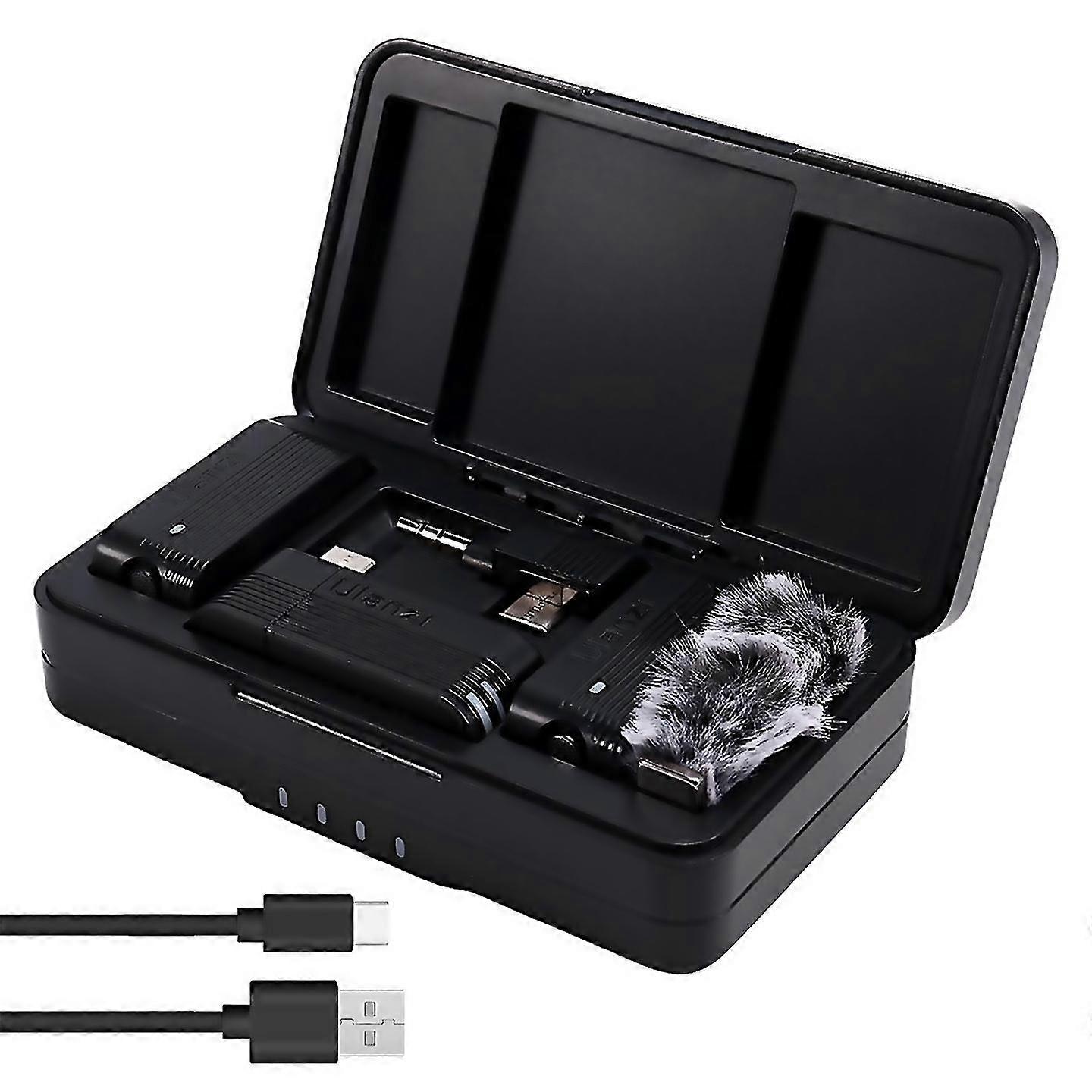 For Ulanzi A100 Wireless Lavalier Microphone For Street Interviews