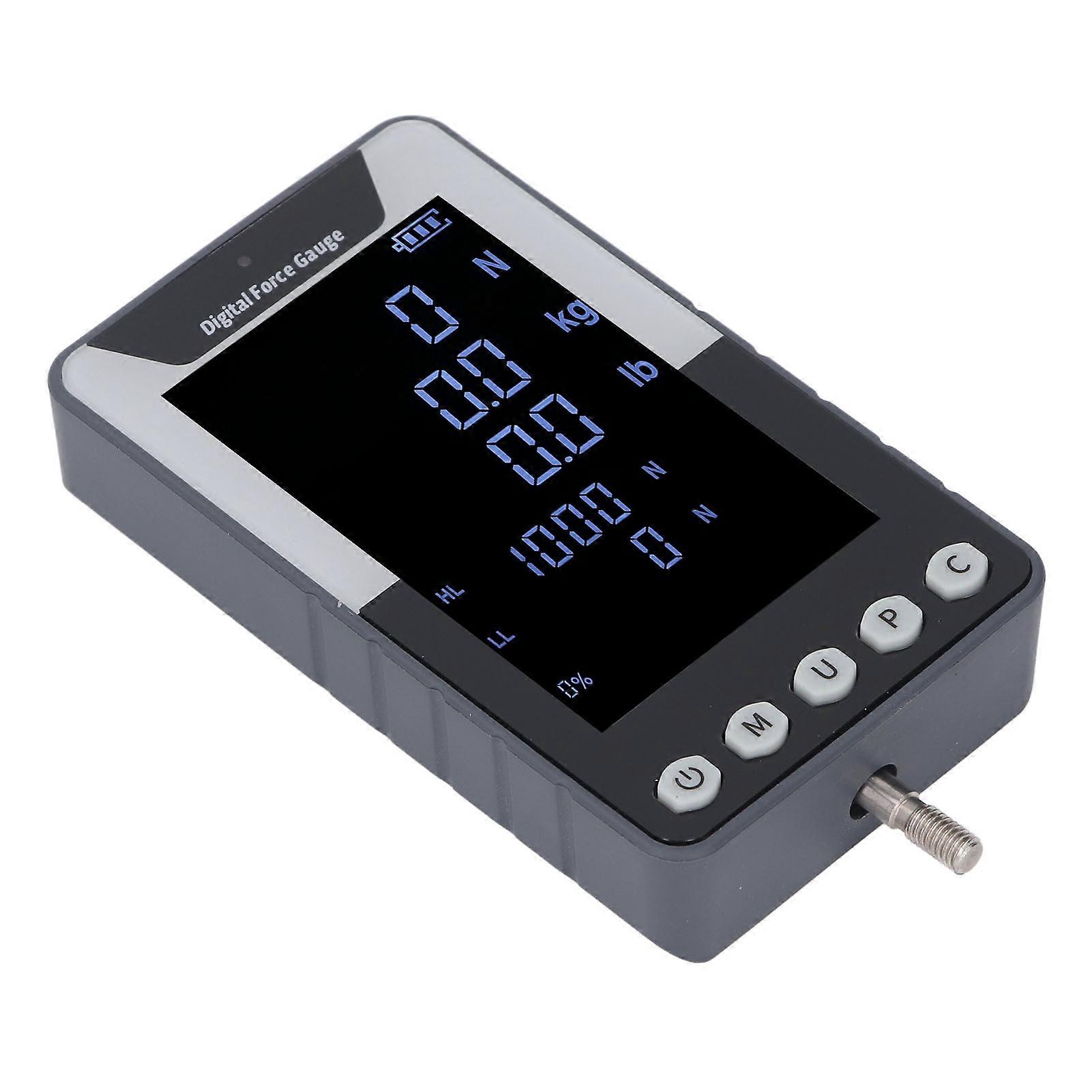 50N Digital Force Gauge Pull Push Meter 3 Modes US Plug