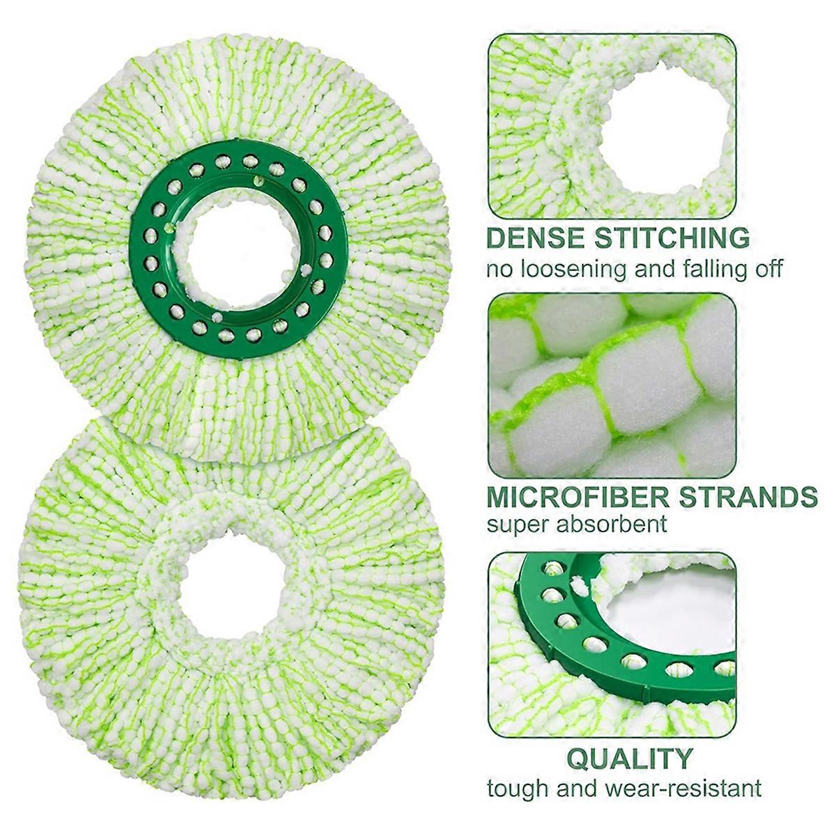 4pcs Replacement, Replacement Head for Mop, Microfiber Mop Heads Replacements