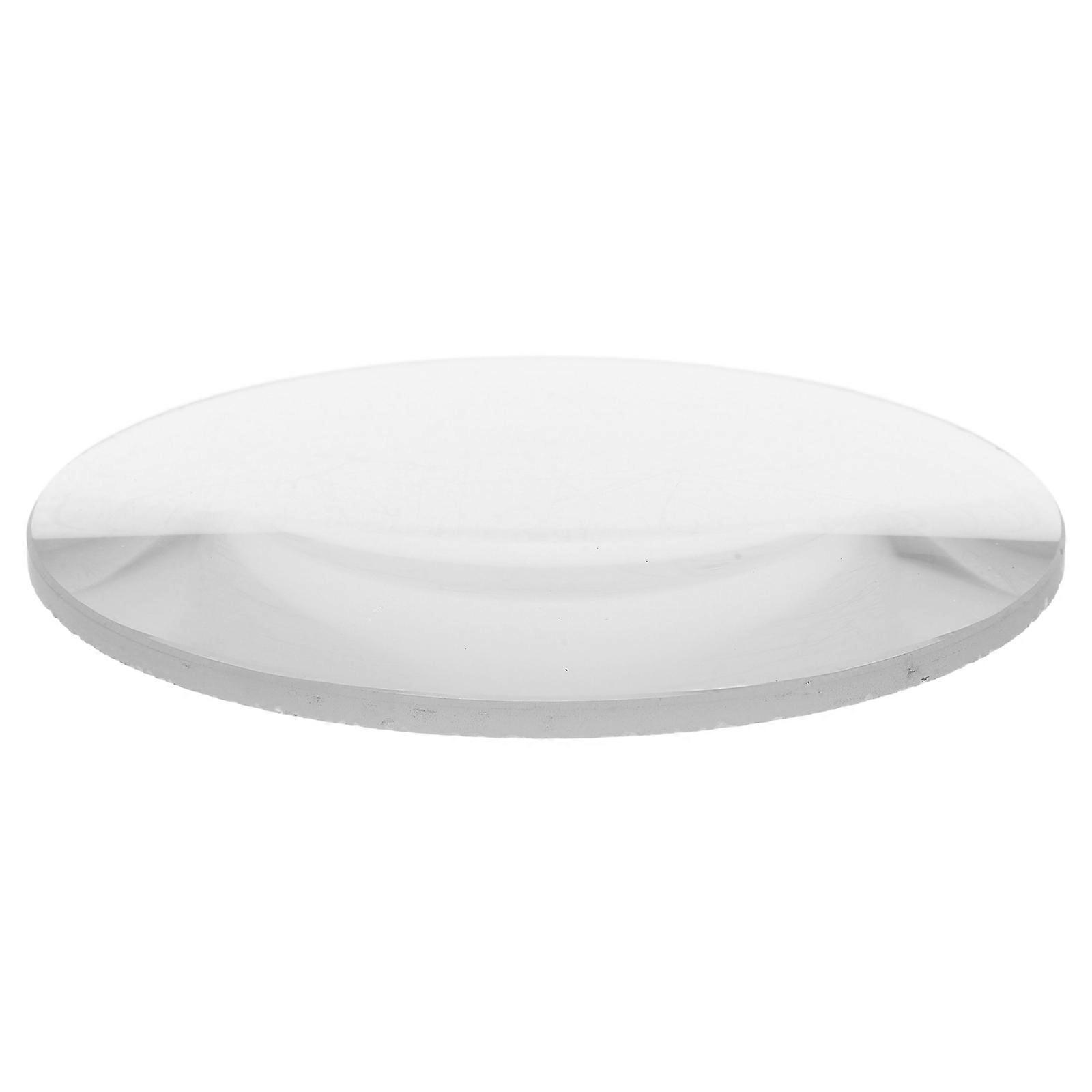 Convex Lens for Physics Classroom Lab Use Clear Magnification Glass Transparent 5.1 Inches
