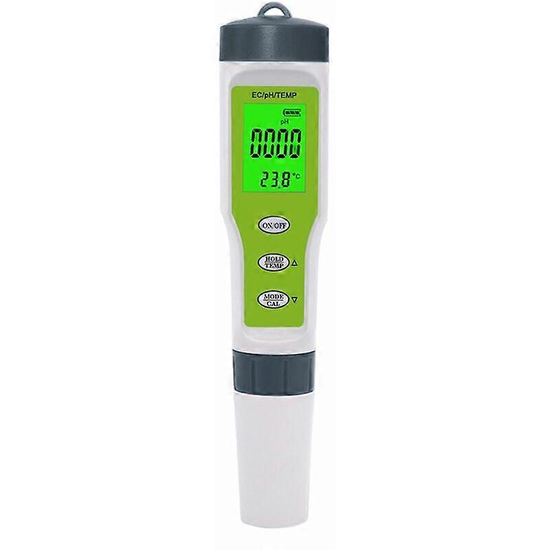 Drei-in-Eins-Teststift PH/EC/TEMP-Teststift Wasserqualitätsteststift pH-Wert Schwimmbad
