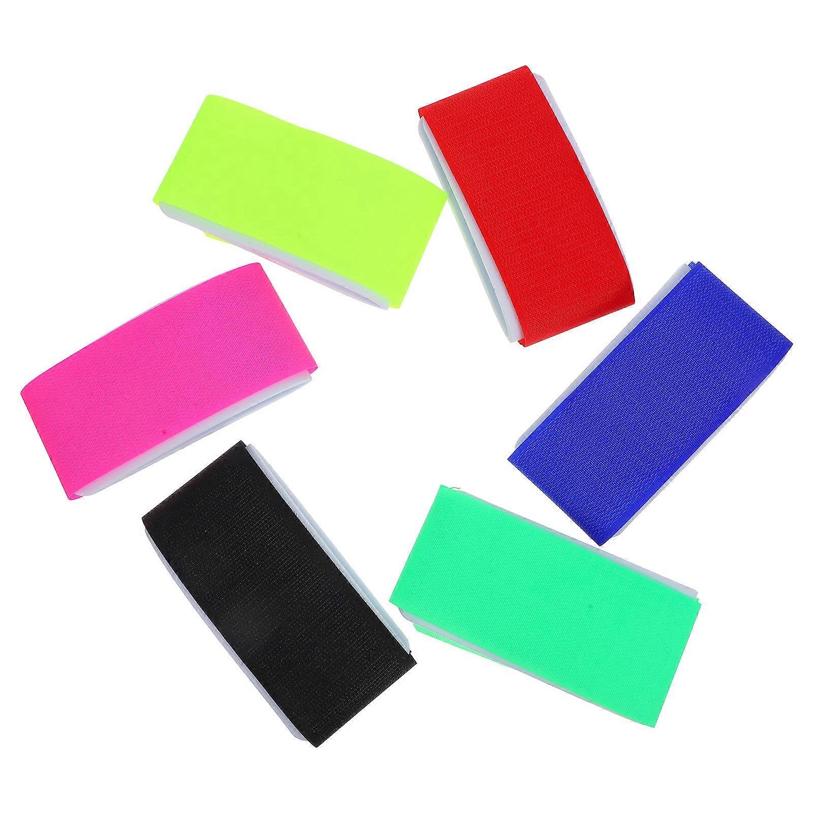Ski Straps for Ski Boards Double Board Fixed Hand Tote Straps for Outdoor Skiing Assorted Color Carry Ski Boards 6Pcs