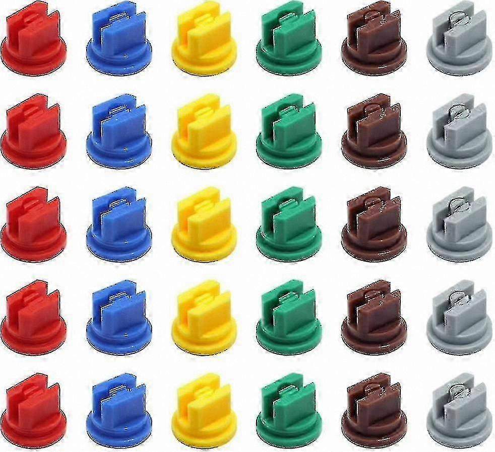 Flat Fan Spray Nozzle Set, 110 Degree High Pressure Atomizing Nozzles for Backpack Sprayers, Durable and Versatile Spray Tips