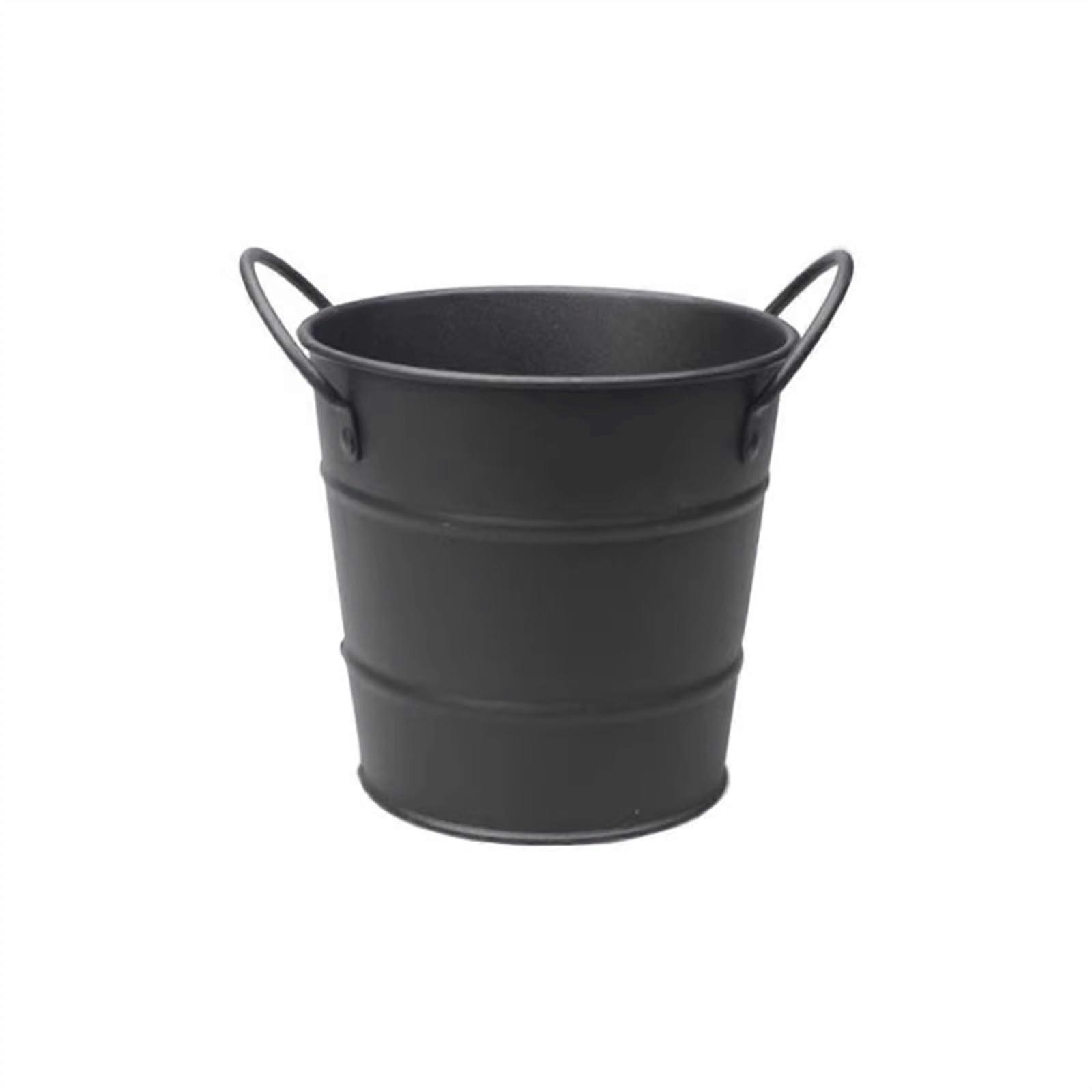 Ice Buckets 600ml Capacity Stainless Steel Ice Bucket Kit Desktop Storage Snack Bucket Tableware Organizer Trash Can
