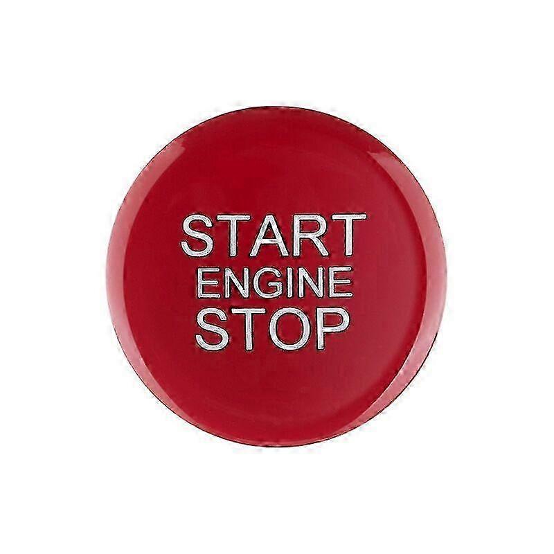 Red One-Button Start Ignition Switch for Alfa Romeo Giulia Stelvio Interior Modification