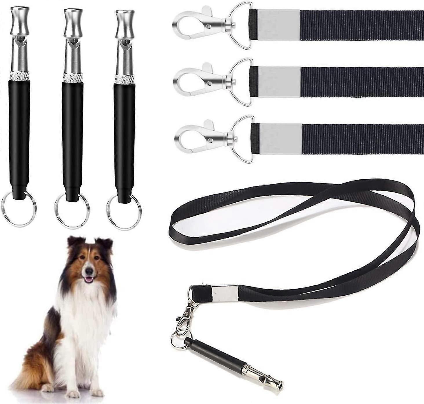 Dog Whistle Set with Strap – Professional Ultrasonic Training, 3 Pieces