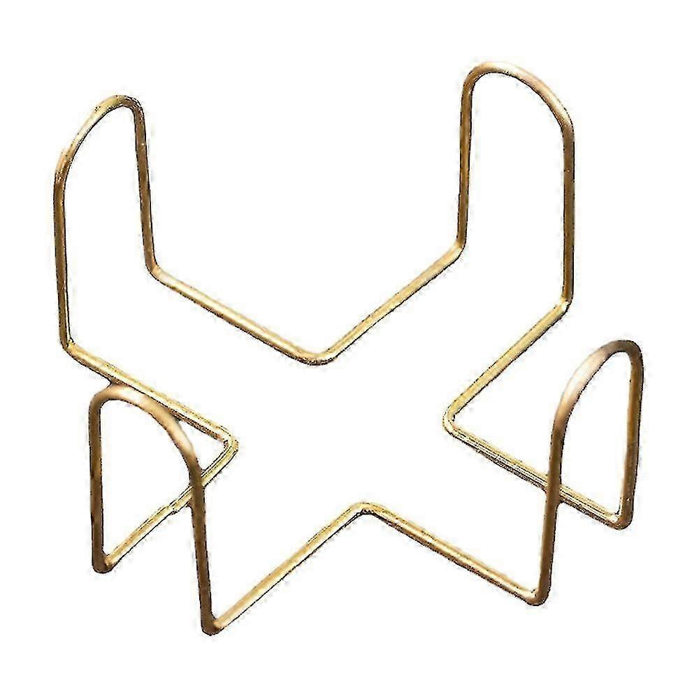 حامل كوستر ، حامل معدني لمجموعات كوستر مربعة ديكور المنزل ، ذهب