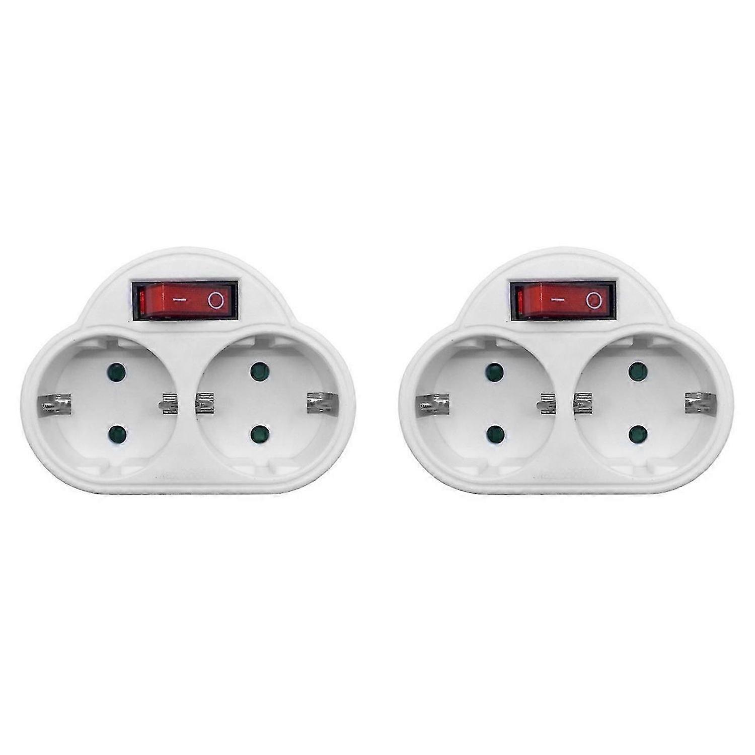 EU Standard Multiple Plug 250V 16A Double Socket EU Plug