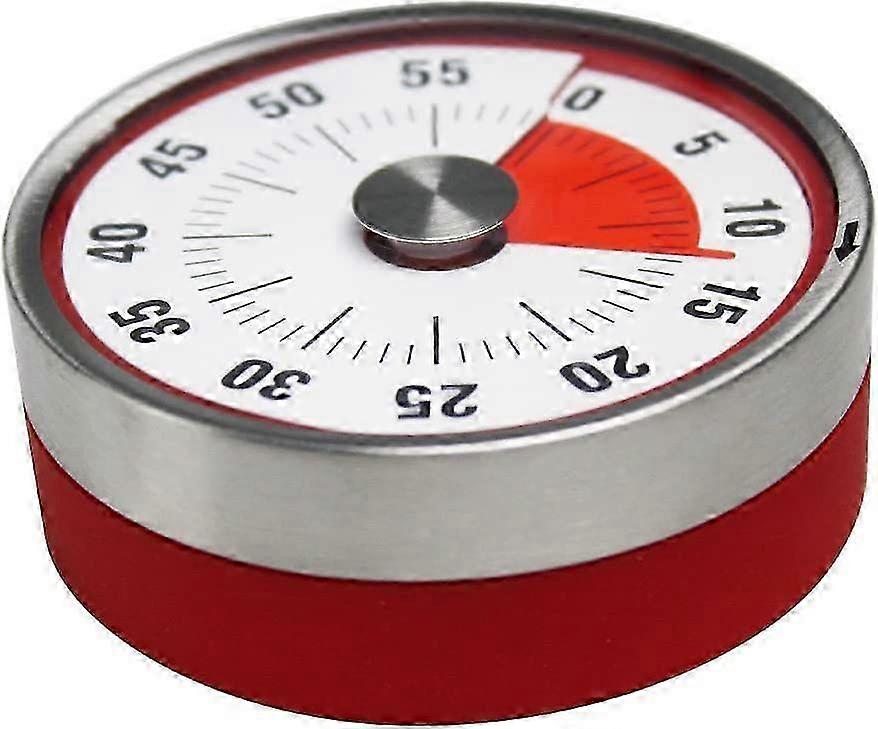 2025 Mechanical Rotating Timer Stainless Steel 60 Minutes Manual Kitchen Countdown Timer/Cooking Clock