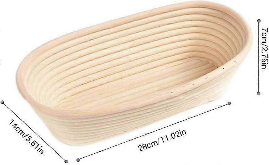 Oval Rattan Bread Proofing Basket for Bread Making Tools 28 14 7cm 2025