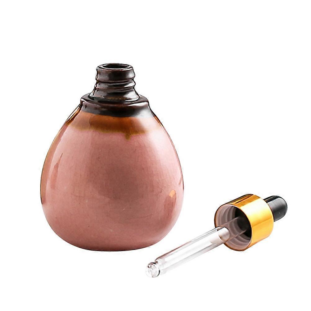 Ceramic Essential Oil Bottle for Diffuser Use with Dropper