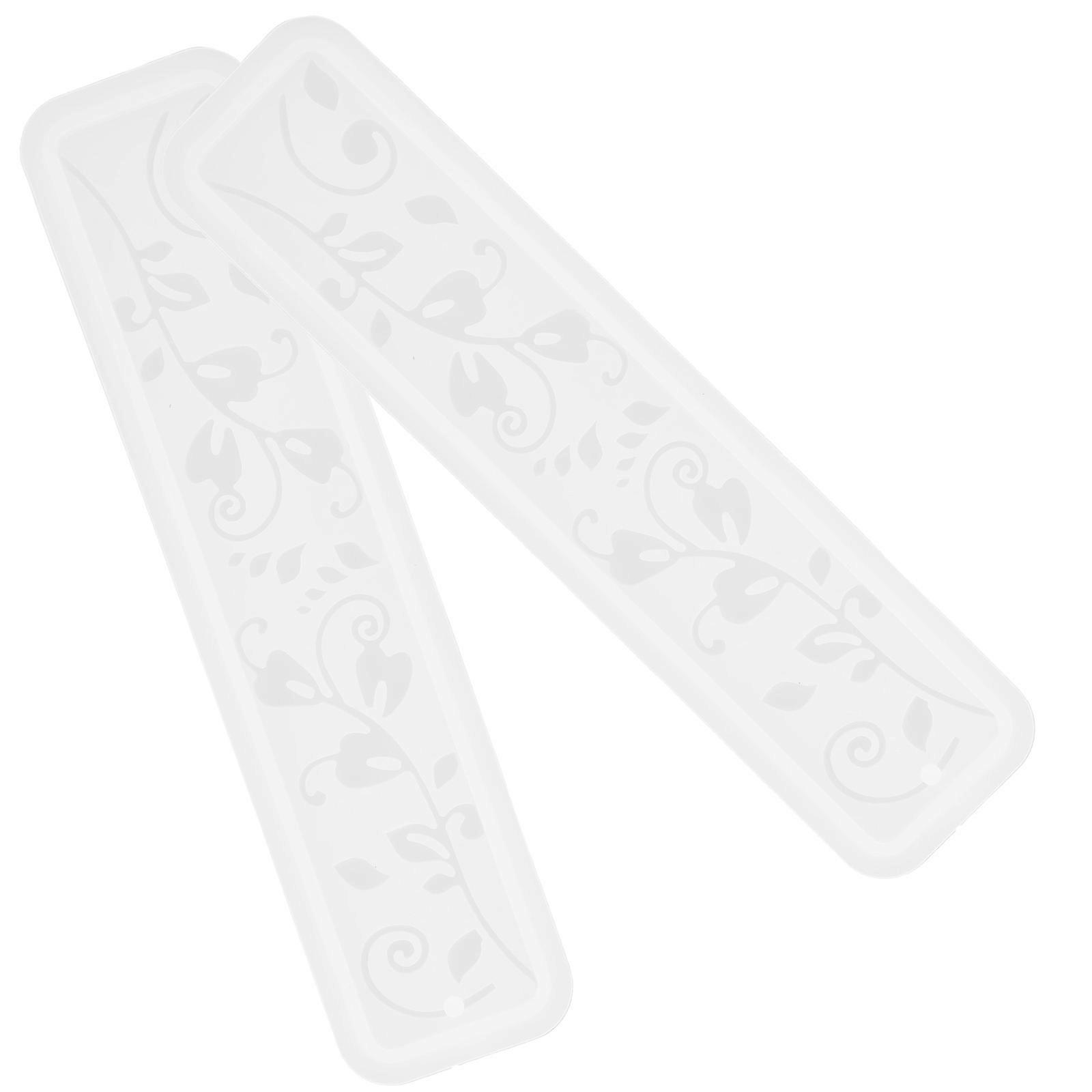 Silicone Bookmark Mold for Epoxy Resin DIY Craft 6Pcs Making Mold