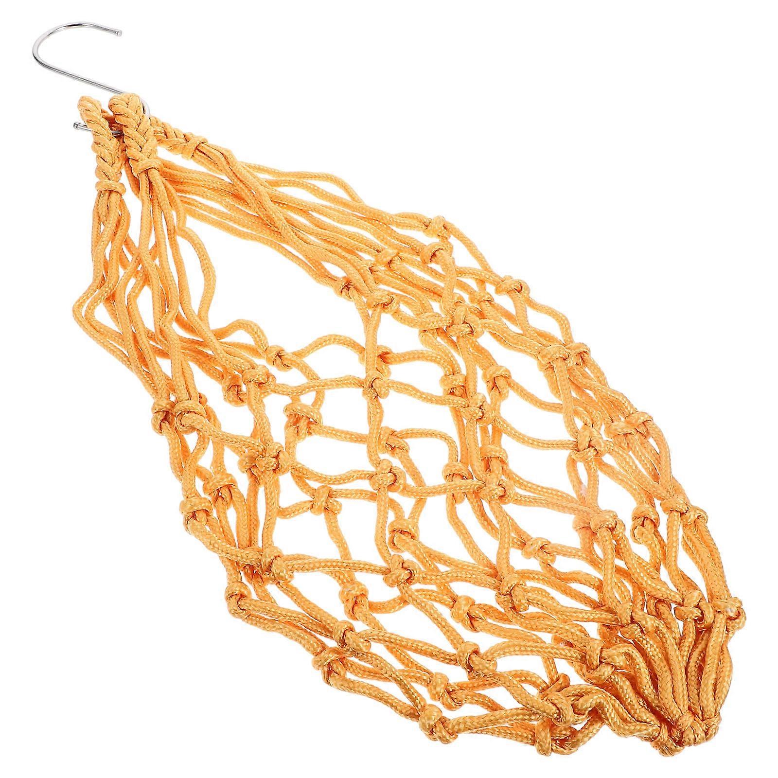 Yellow Chicken Feeding Net Bags for Poultry Foraging with 4Pcs Nylon Bags