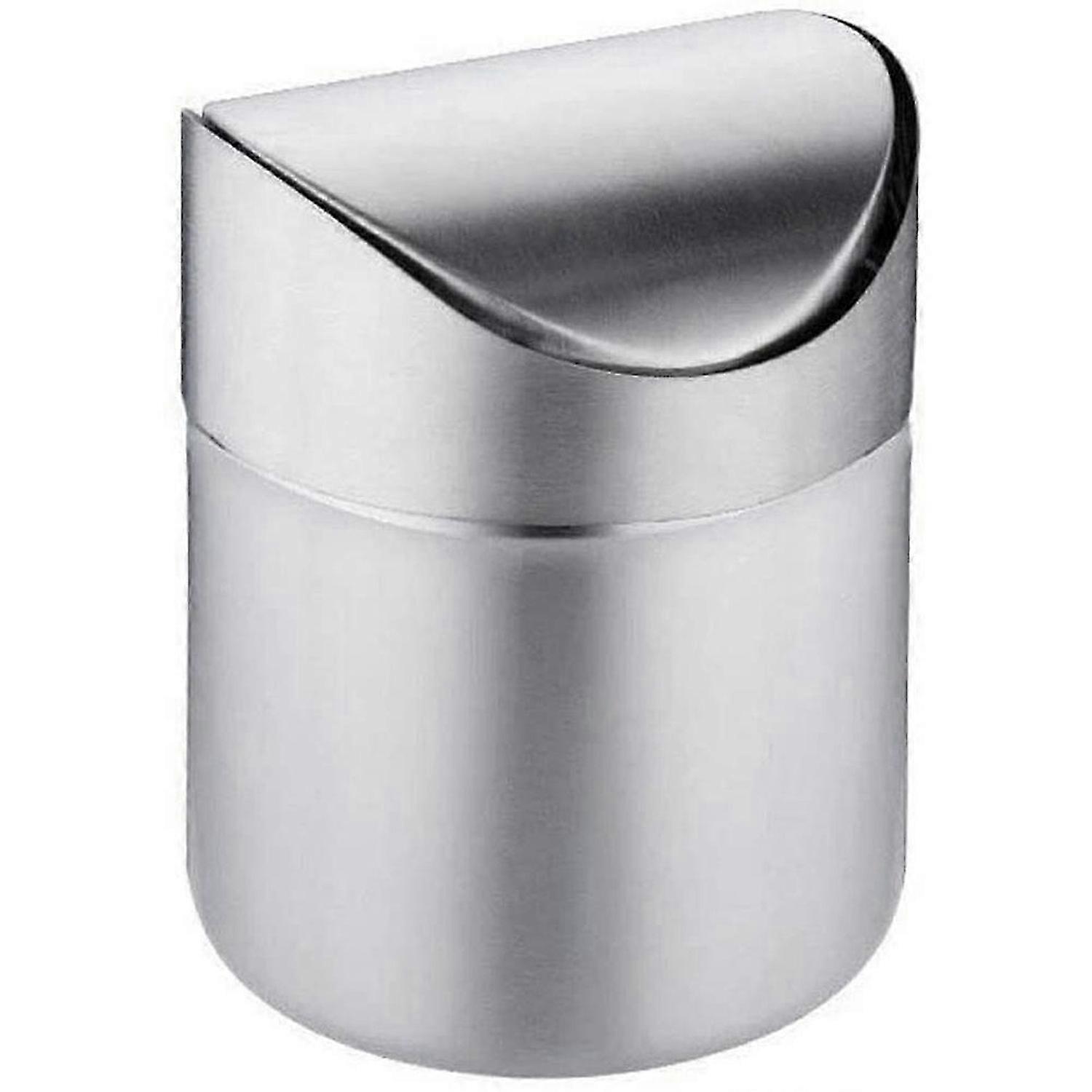 Mini Trash Can for Desk with Lid Desktop Trash Can Small Tiny Countertop Trash Bin Can for Office Ba
