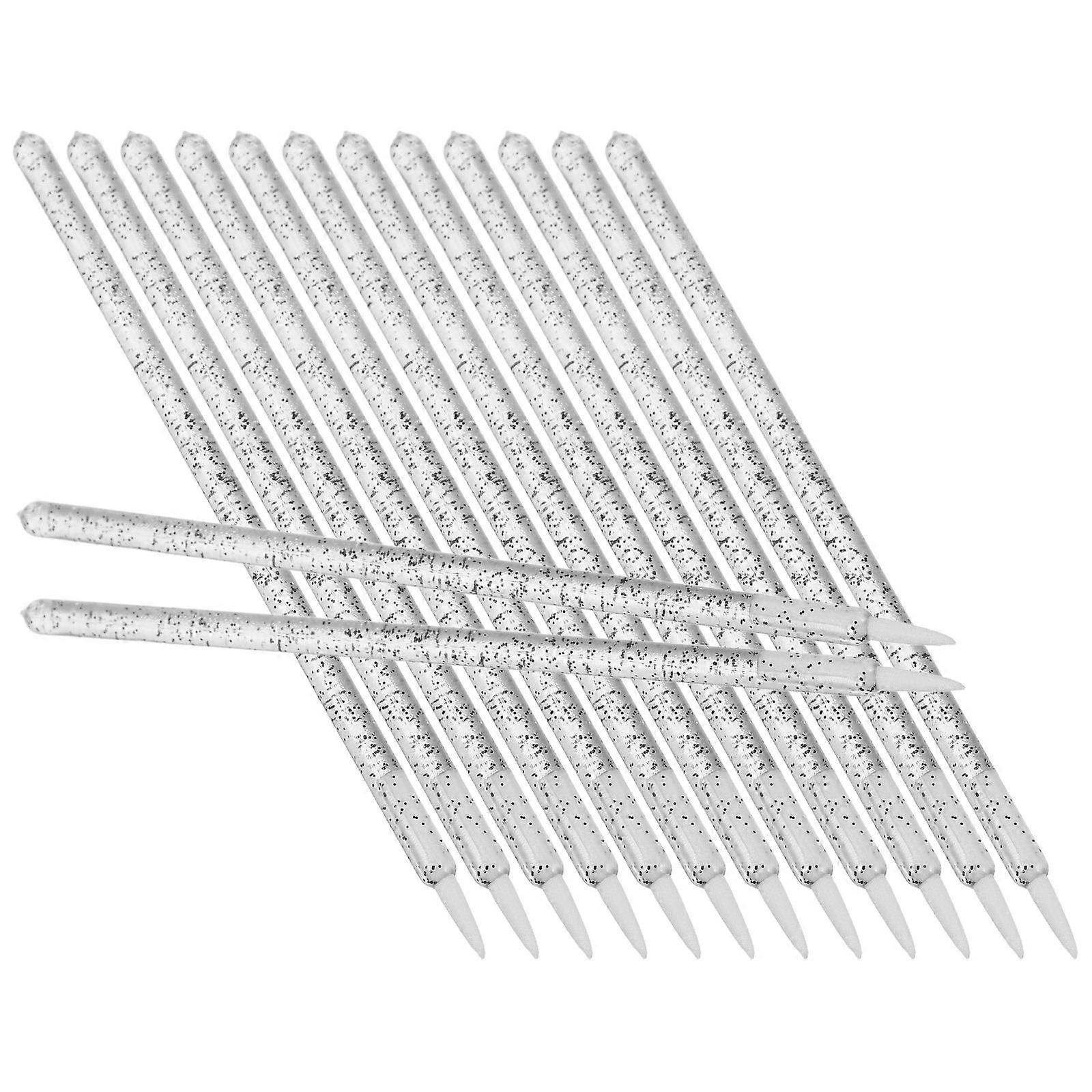 Nylon Disposable Eyeliner Brushes Fine Point Applicator for Lip and Eye 5Pcs