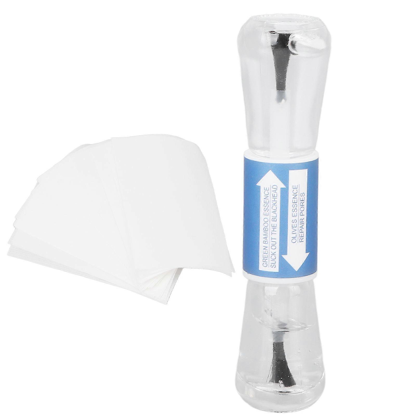 2 in 1 Blackhead Removing Kit Pore Cleansing Shrinking Nose Strip Blackhead Solution Set